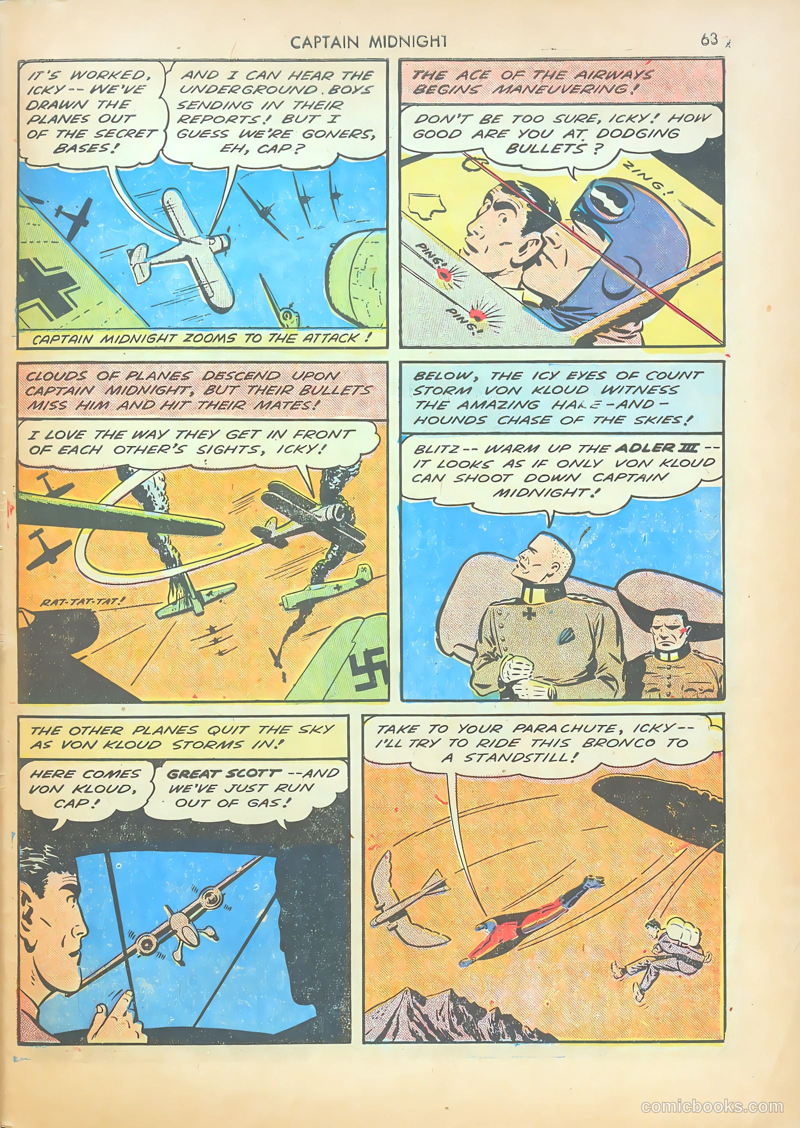 Captain Midnight #14 (1943) — page 62 of 67