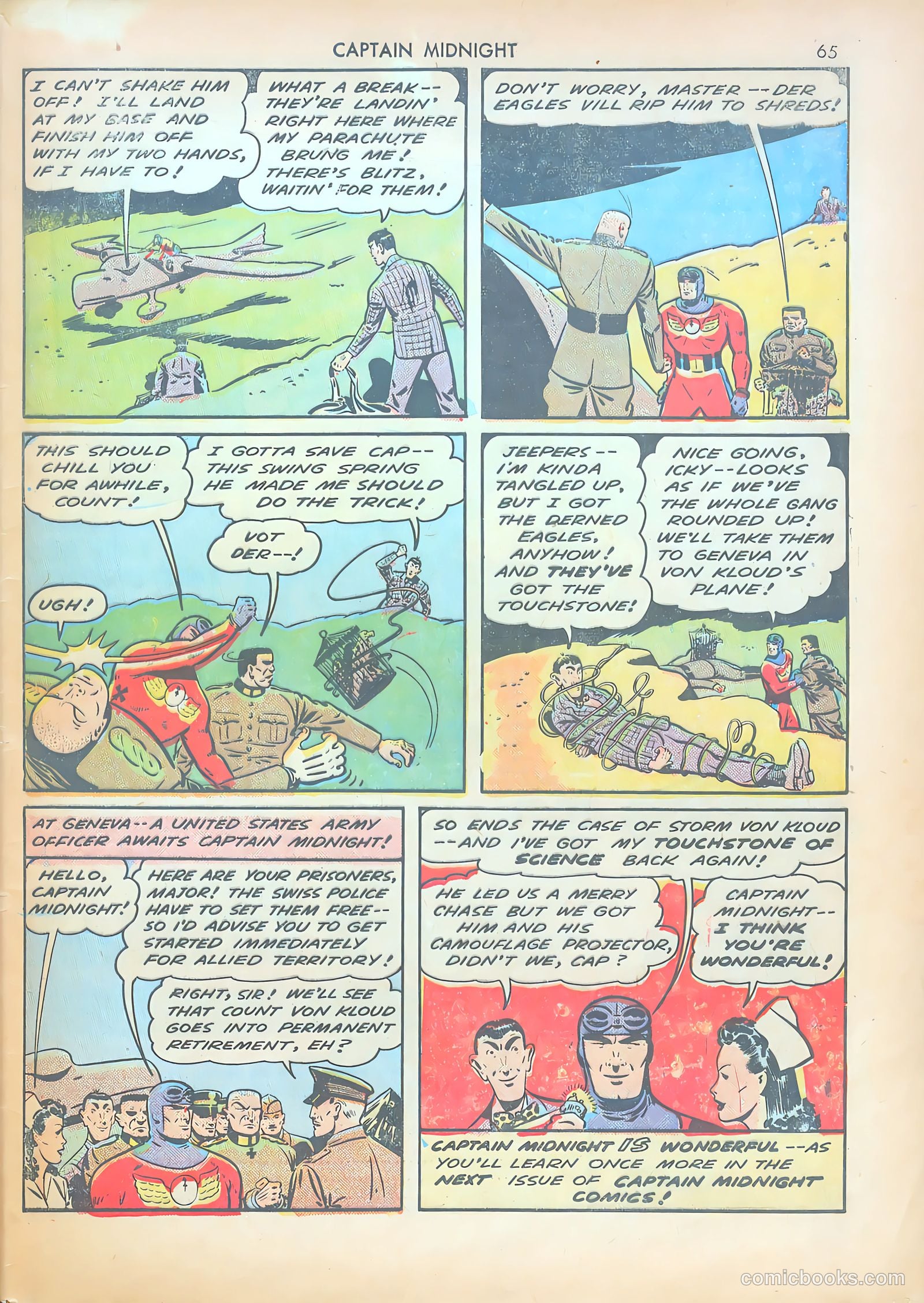 Captain Midnight #14 (1943) — page 64 of 67