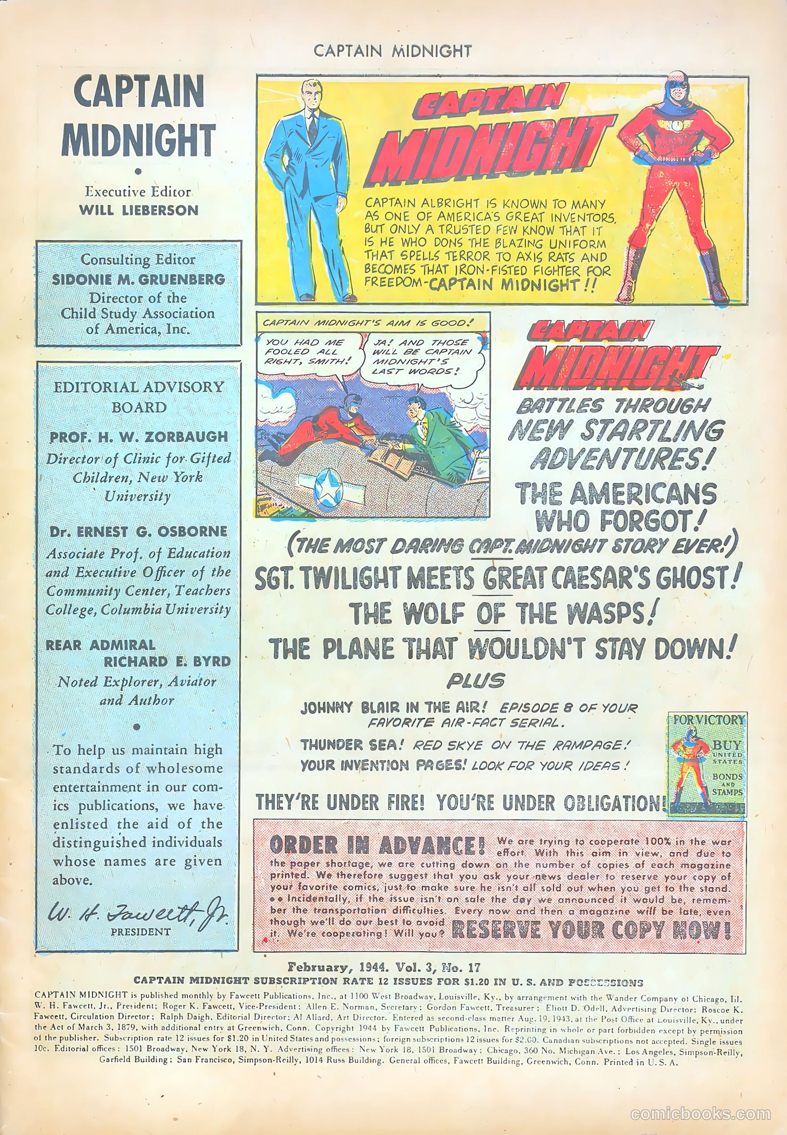 Captain Midnight #17 (1944) — page 3 of 52