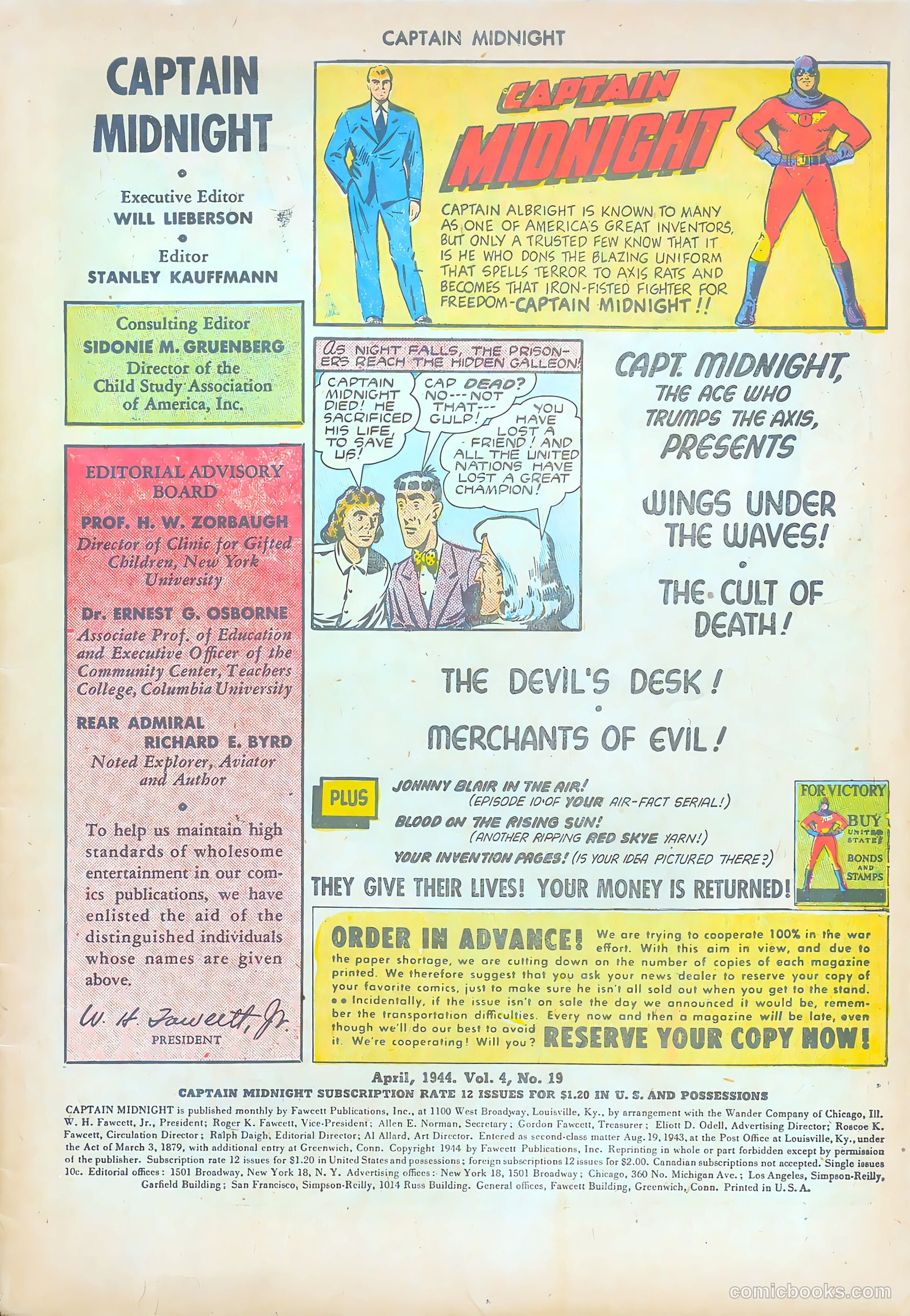 Captain Midnight #19 (1944) — page 3 of 52