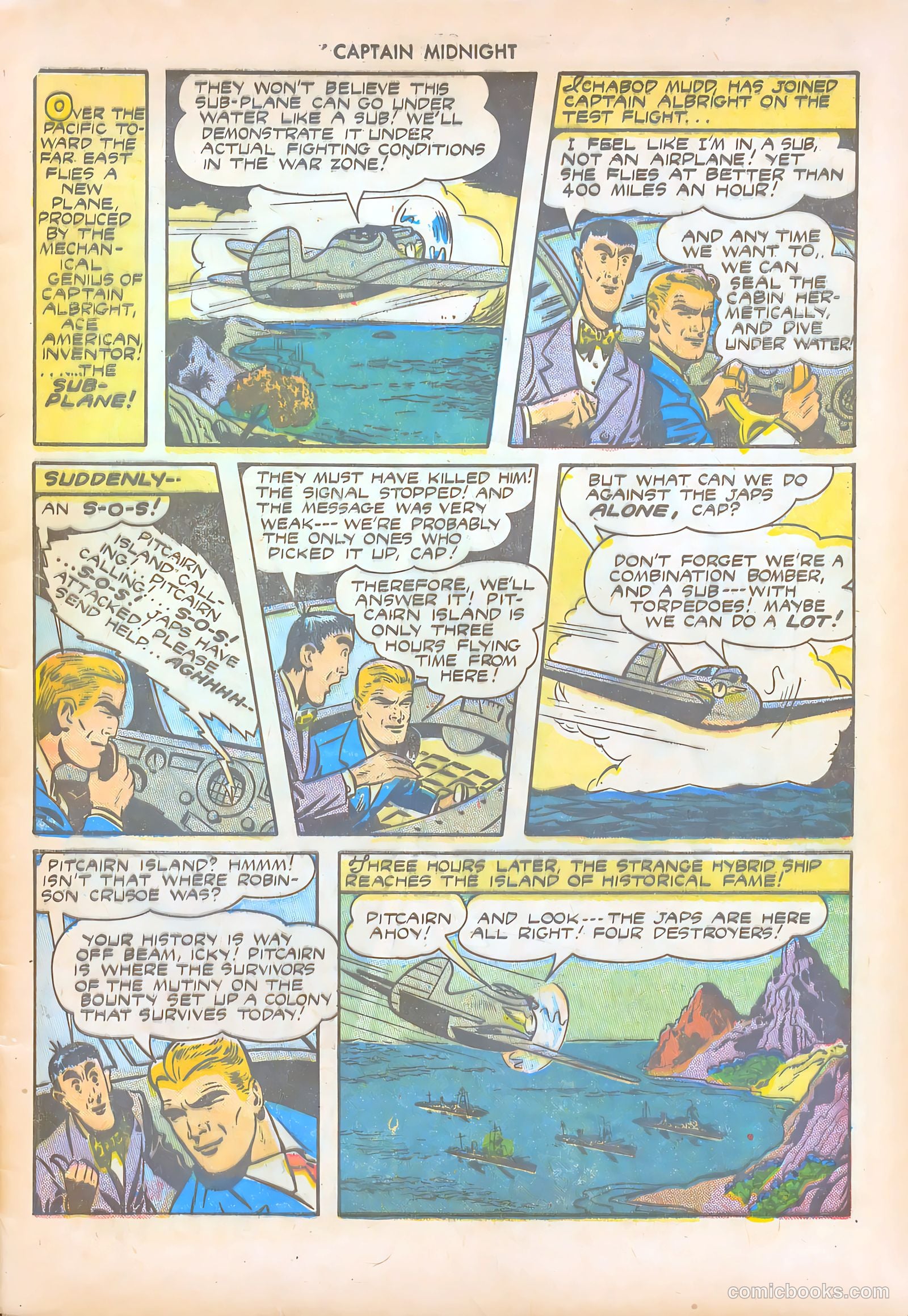 Captain Midnight #19 (1944) — page 5 of 52