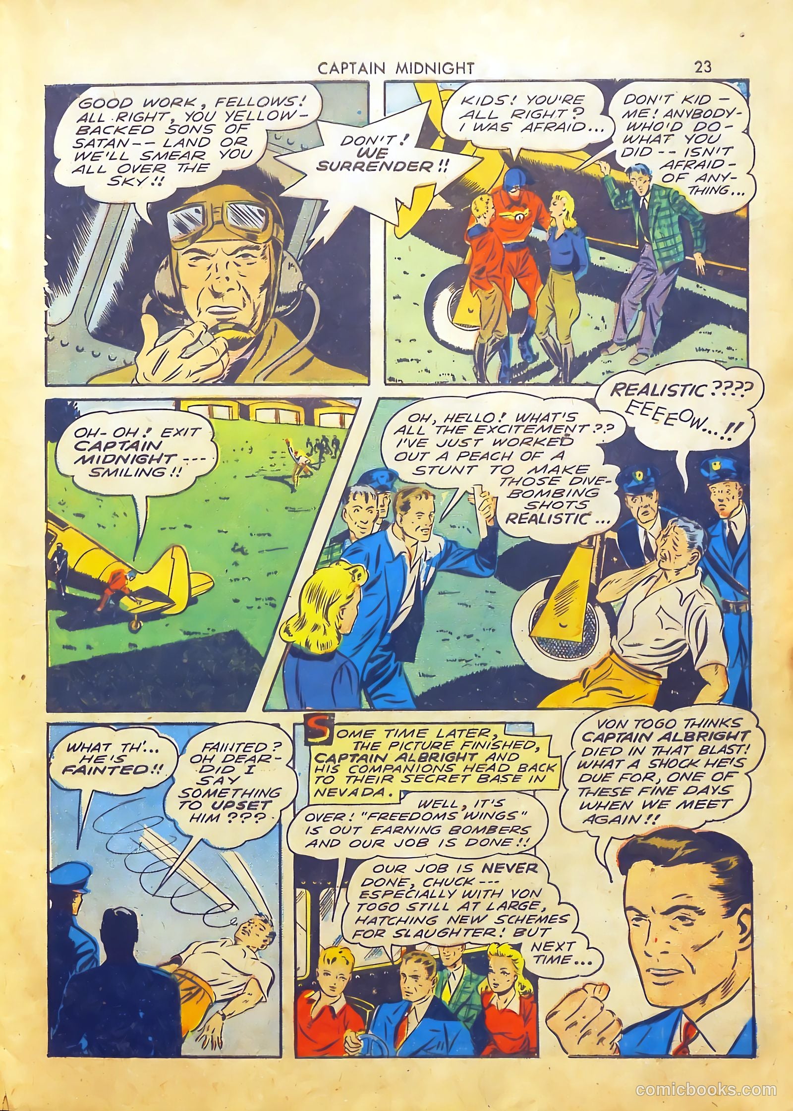 Captain Midnight #2 (1942) — page 23 of 68