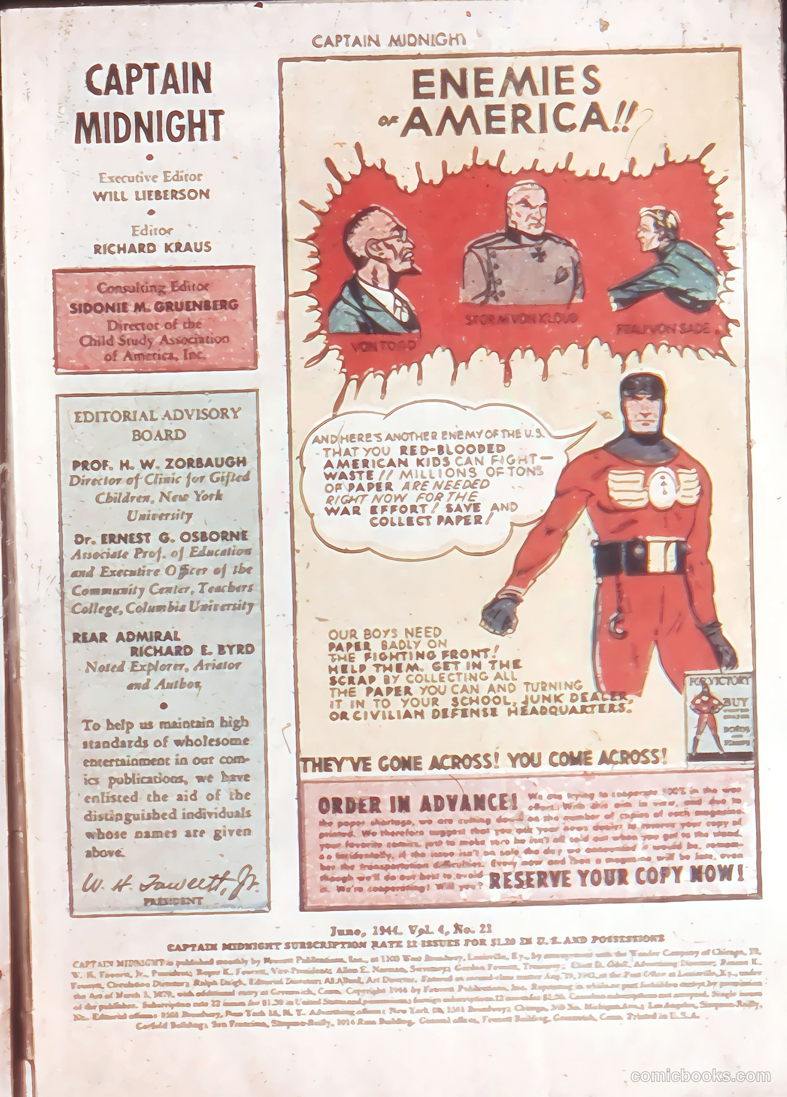 Captain Midnight #21 (1944) — page 3 of 36