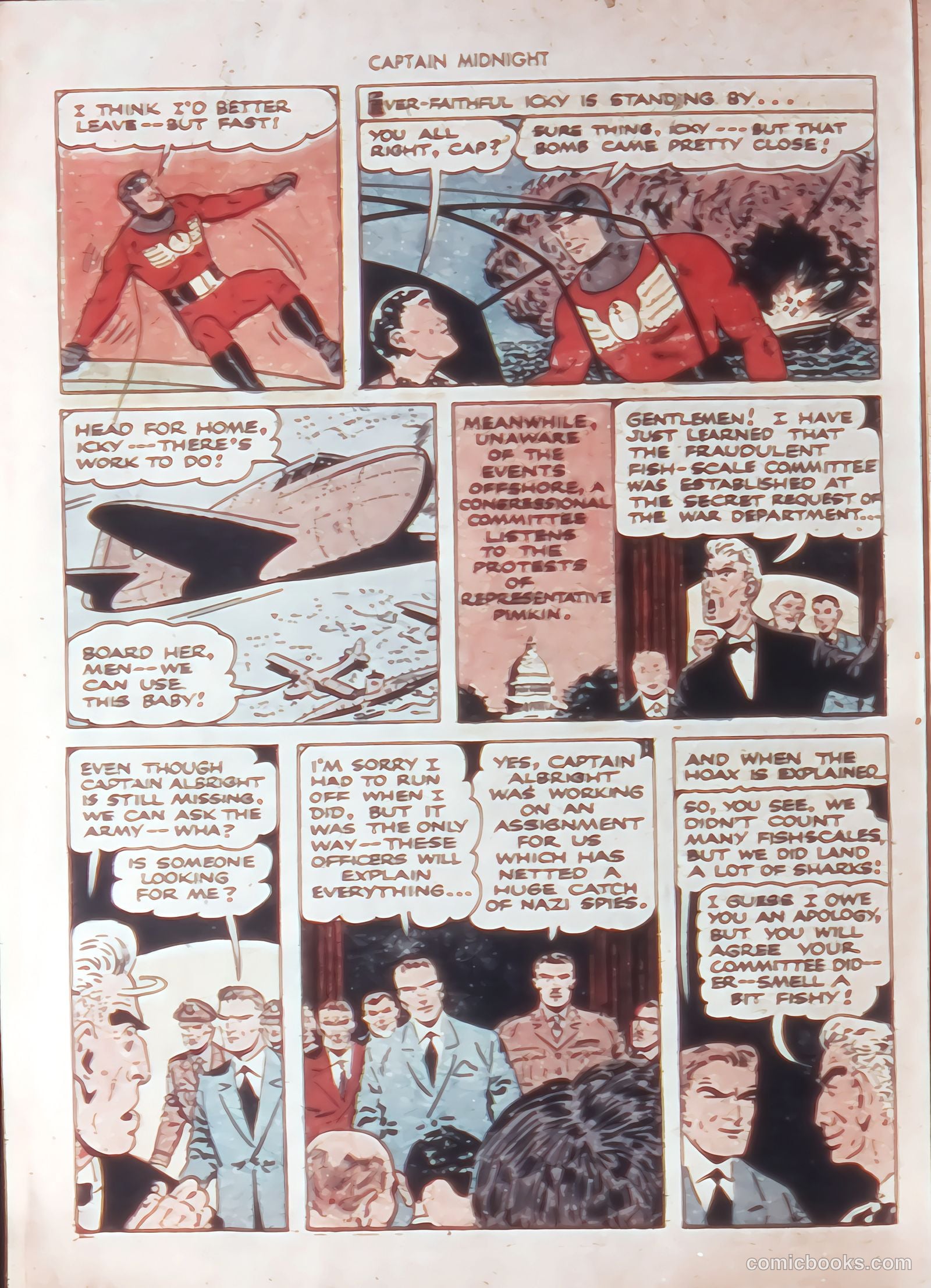 Captain Midnight #21 (1944) — page 22 of 36