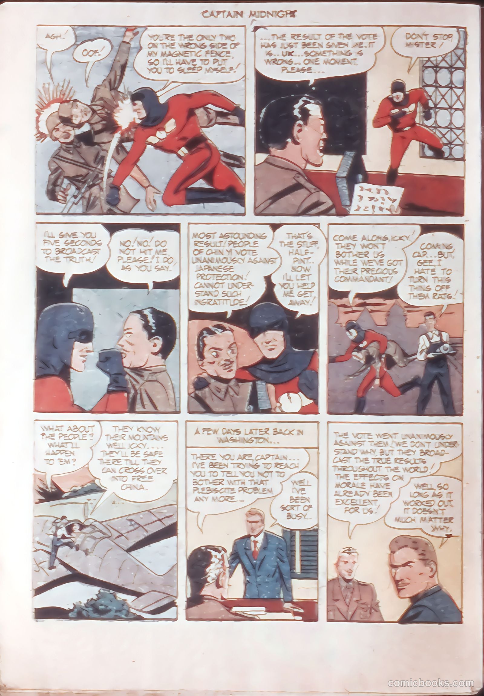 Captain Midnight #21 (1944) — page 32 of 36