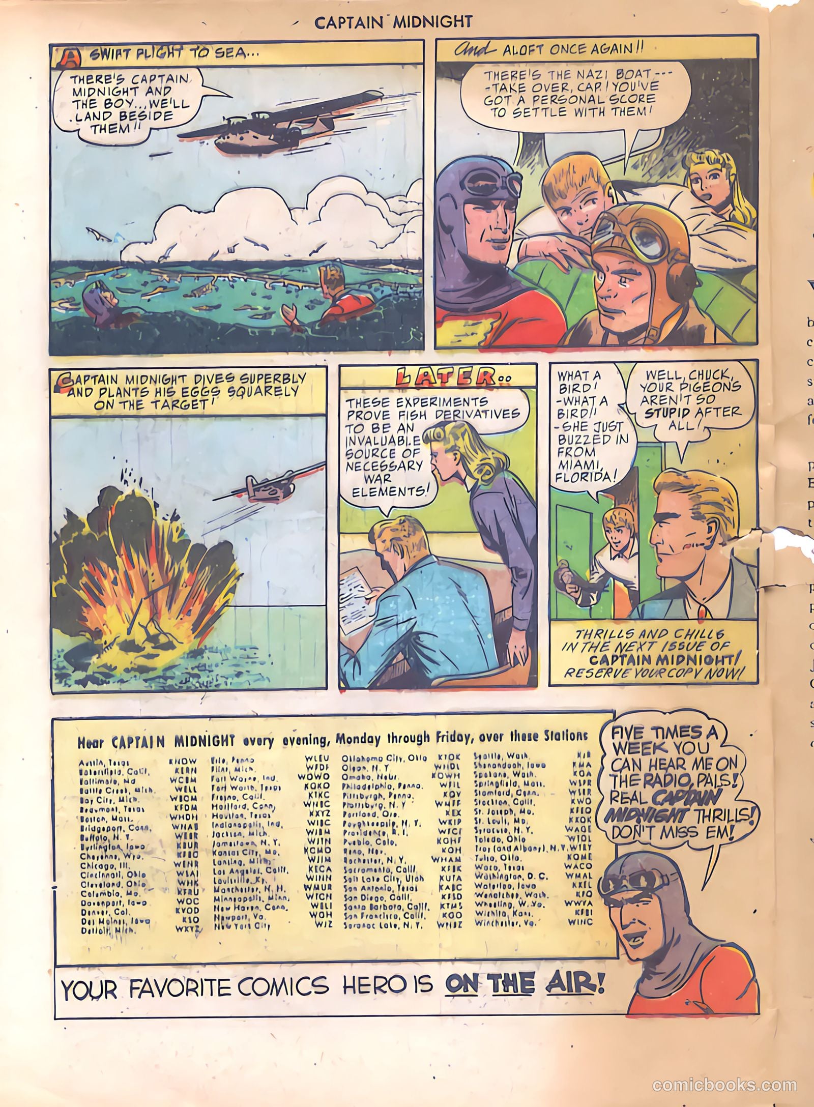 Captain Midnight #22 (1944) — page 32 of 36