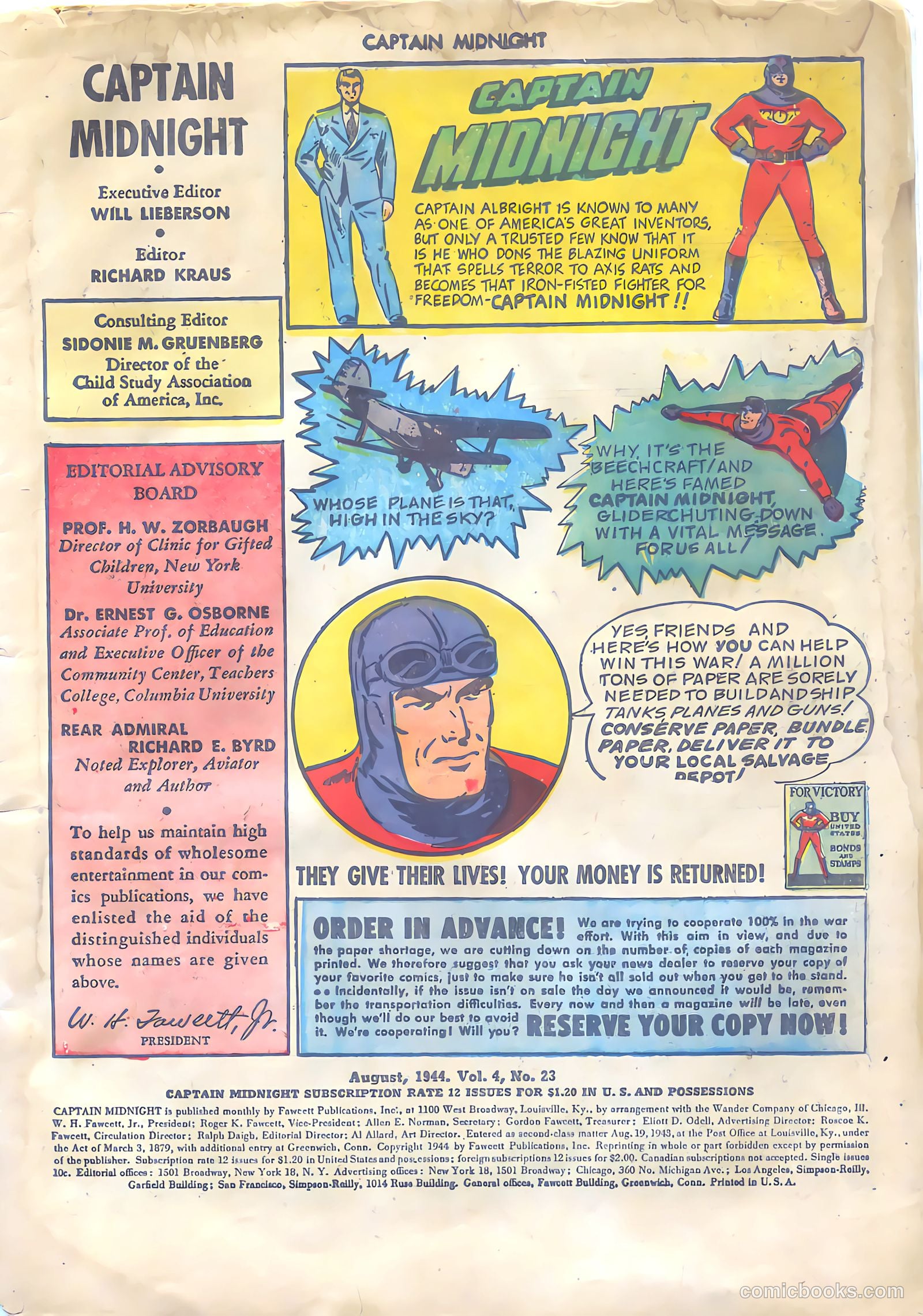 Captain Midnight #23 (1944) — page 3 of 36