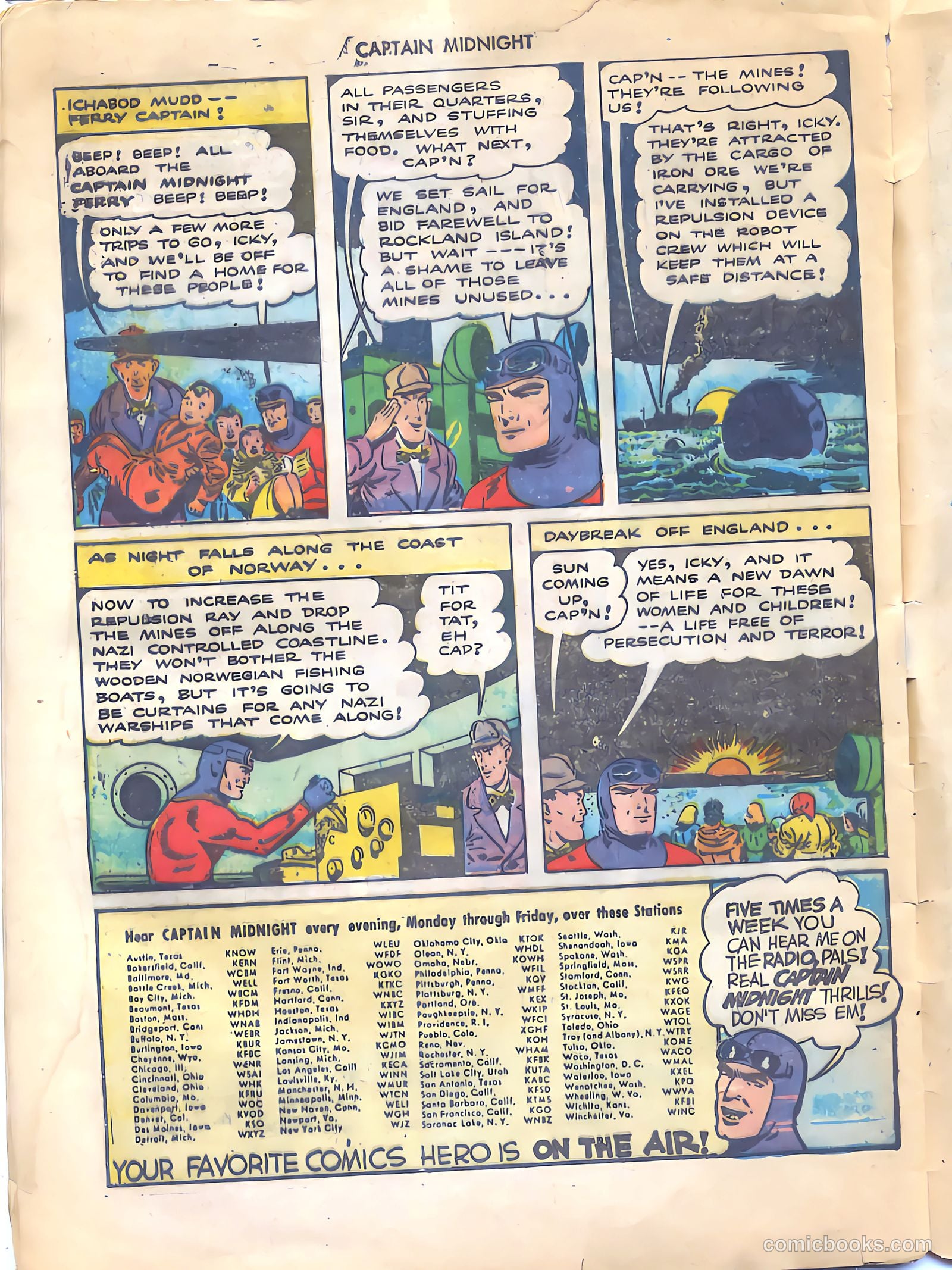 Captain Midnight #23 (1944) — page 32 of 36