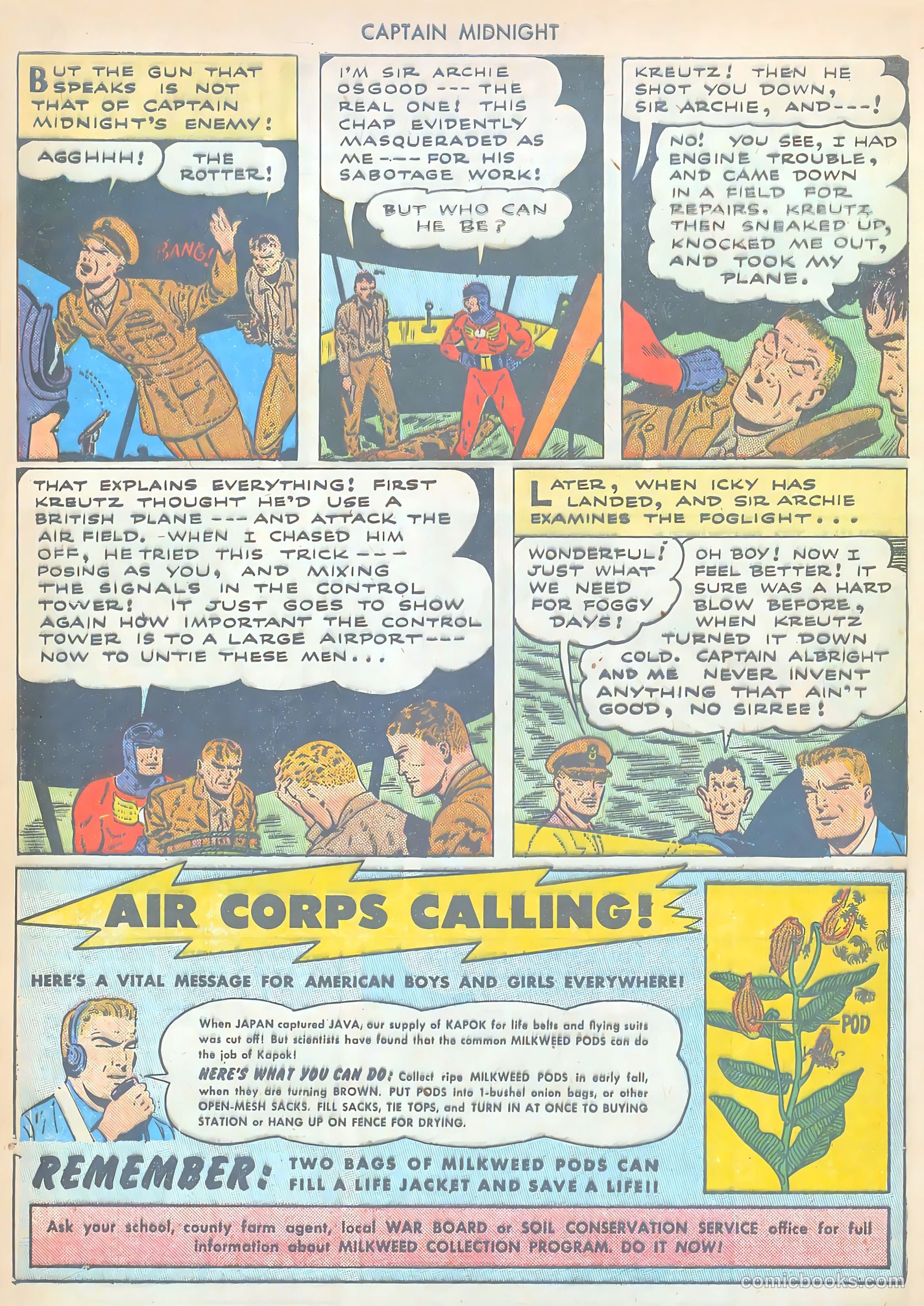 Captain Midnight #24 (1944) — page 32 of 36