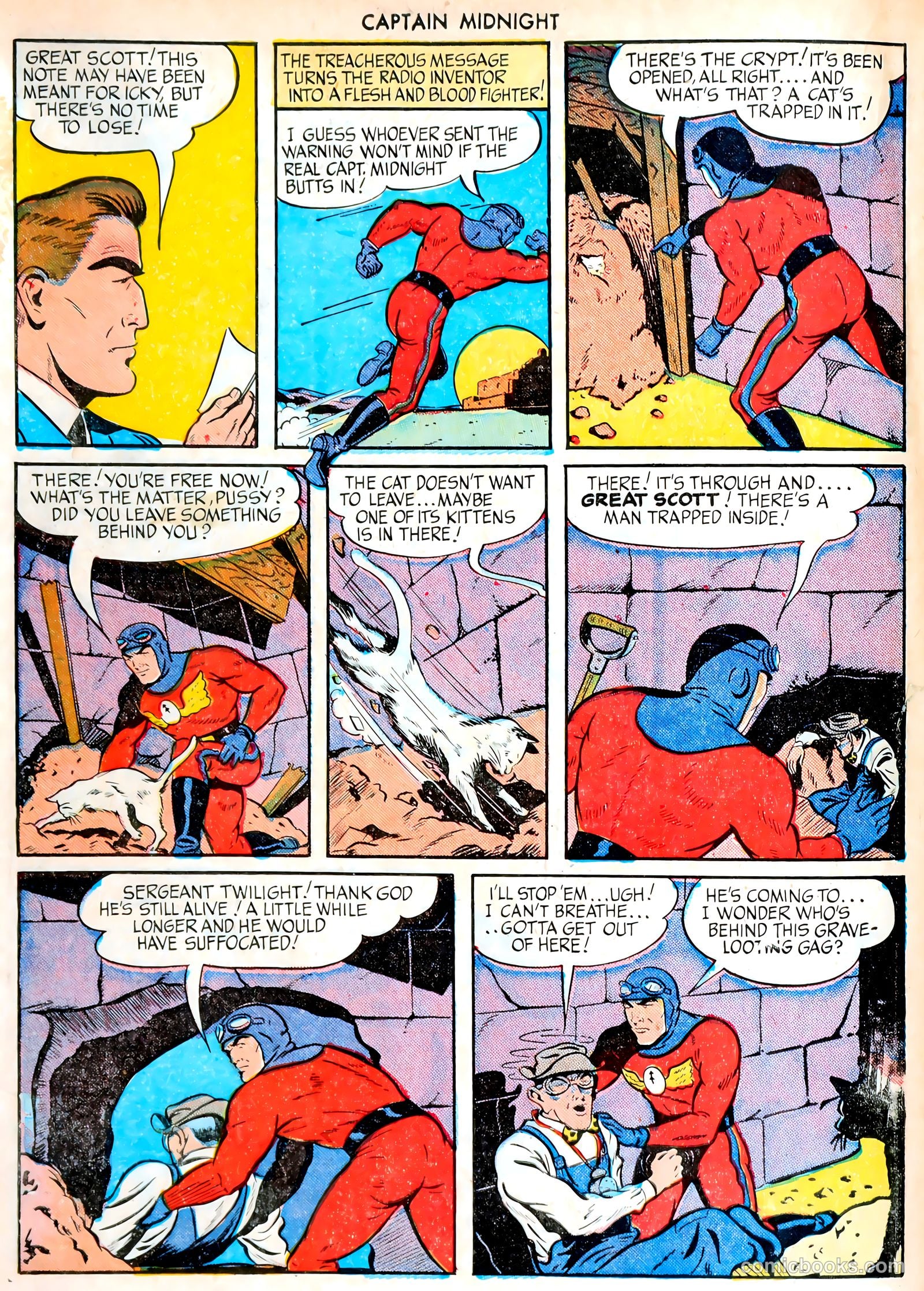 Captain Midnight #25 (1944) — page 18 of 36
