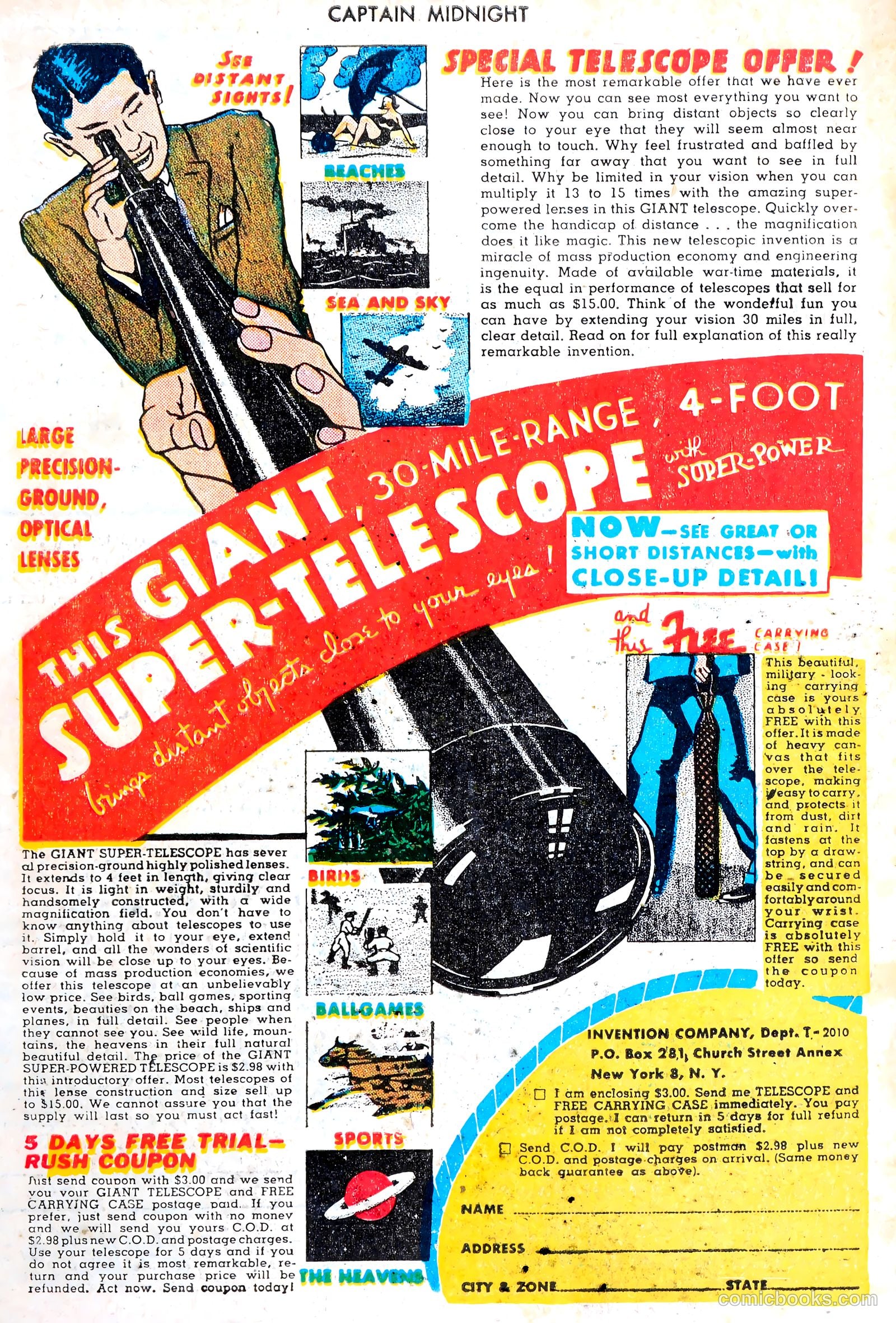 Captain Midnight #25 (1944) — page 34 of 36