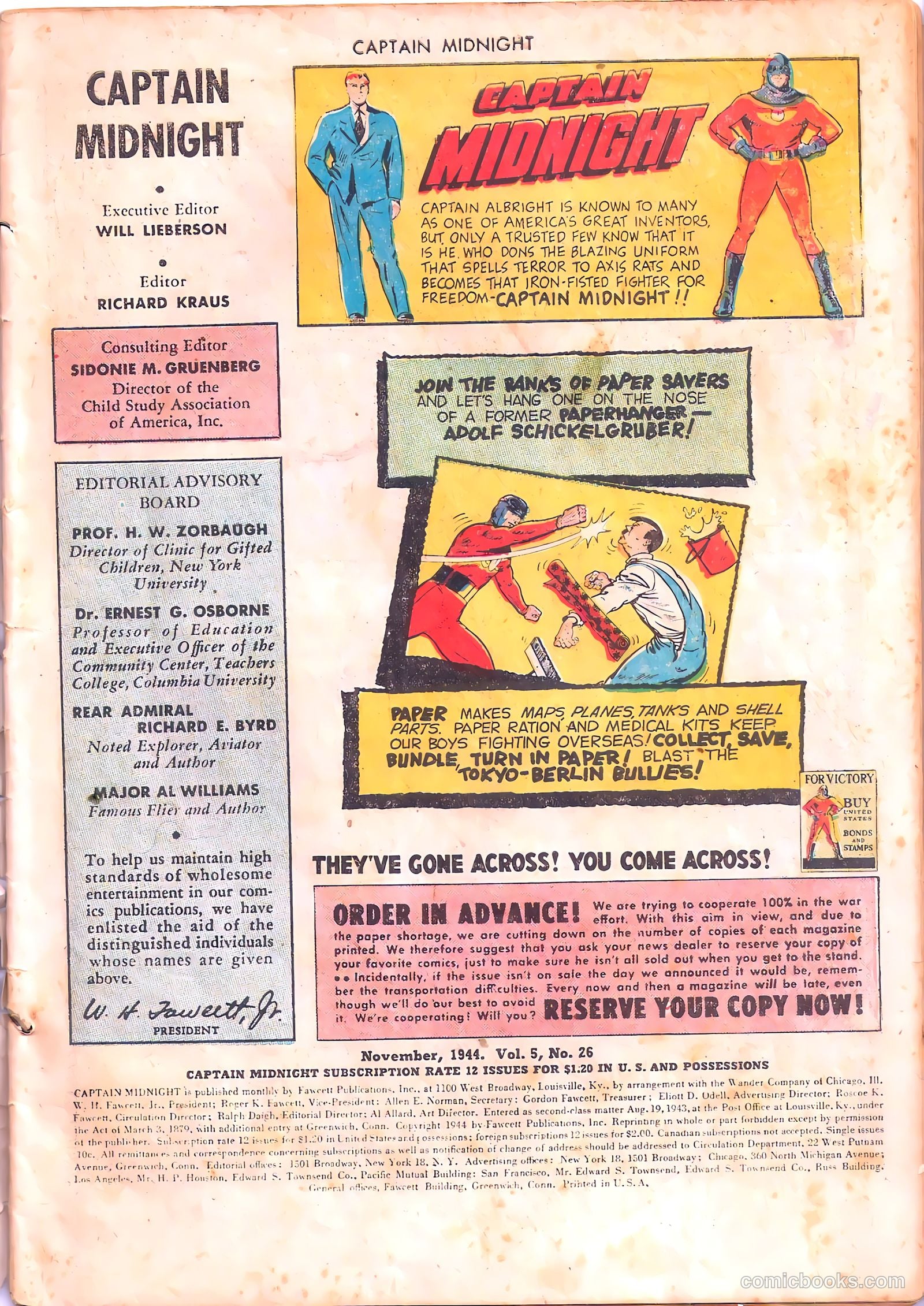 Captain Midnight #26 (1944) — page 3 of 36