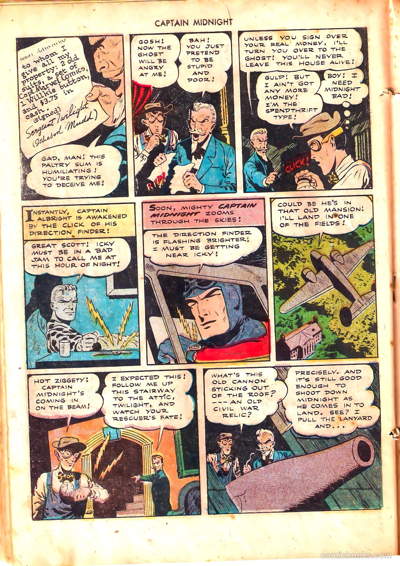 Captain Midnight #26 (1944) — page 18 of 36