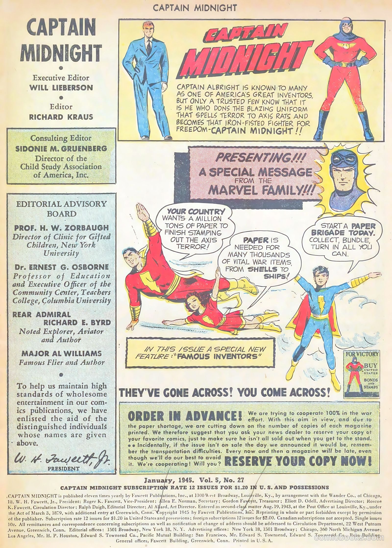 Captain Midnight #27 (1944) — page 3 of 37