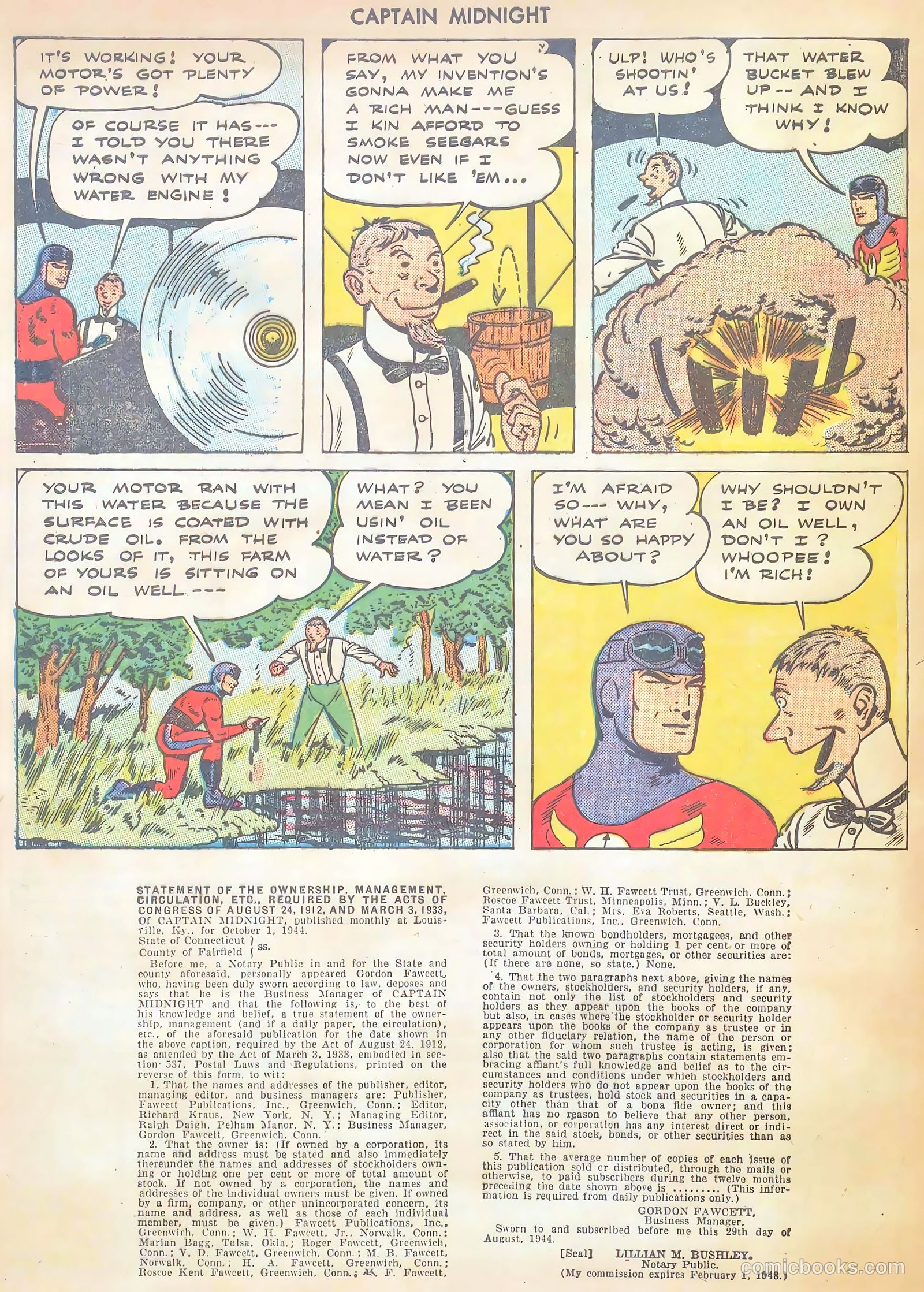 Captain Midnight #27 (1944) — page 32 of 37