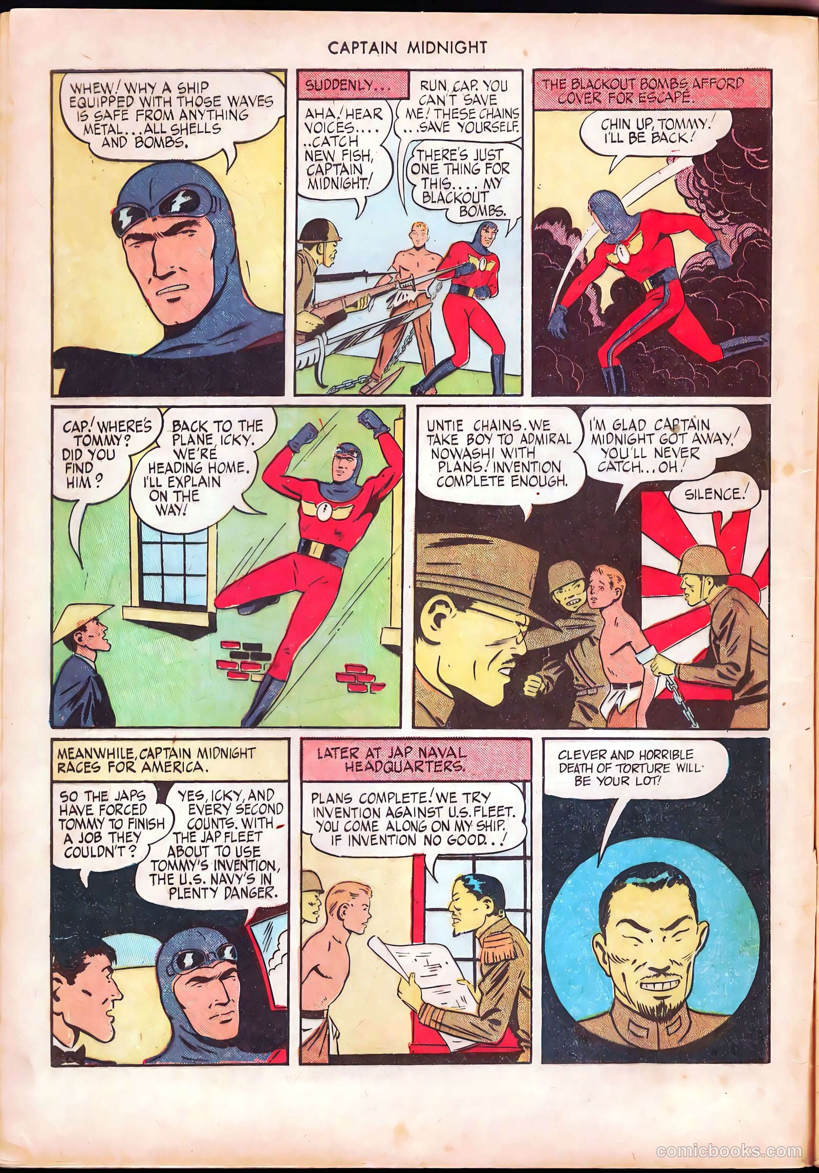 Captain Midnight #28 (1945) — page 8 of 36