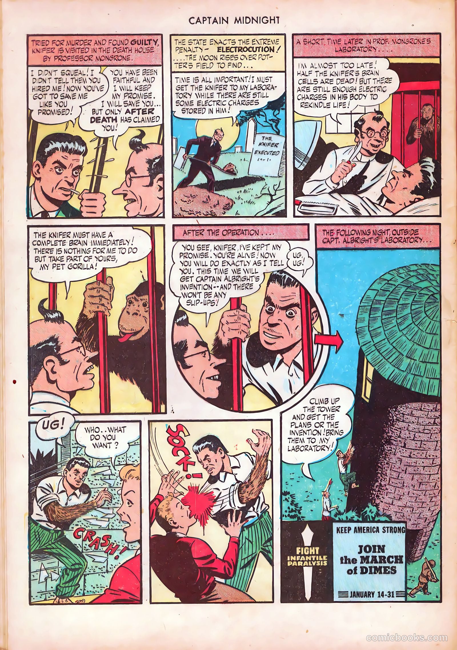 Captain Midnight #28 (1945) — page 28 of 36