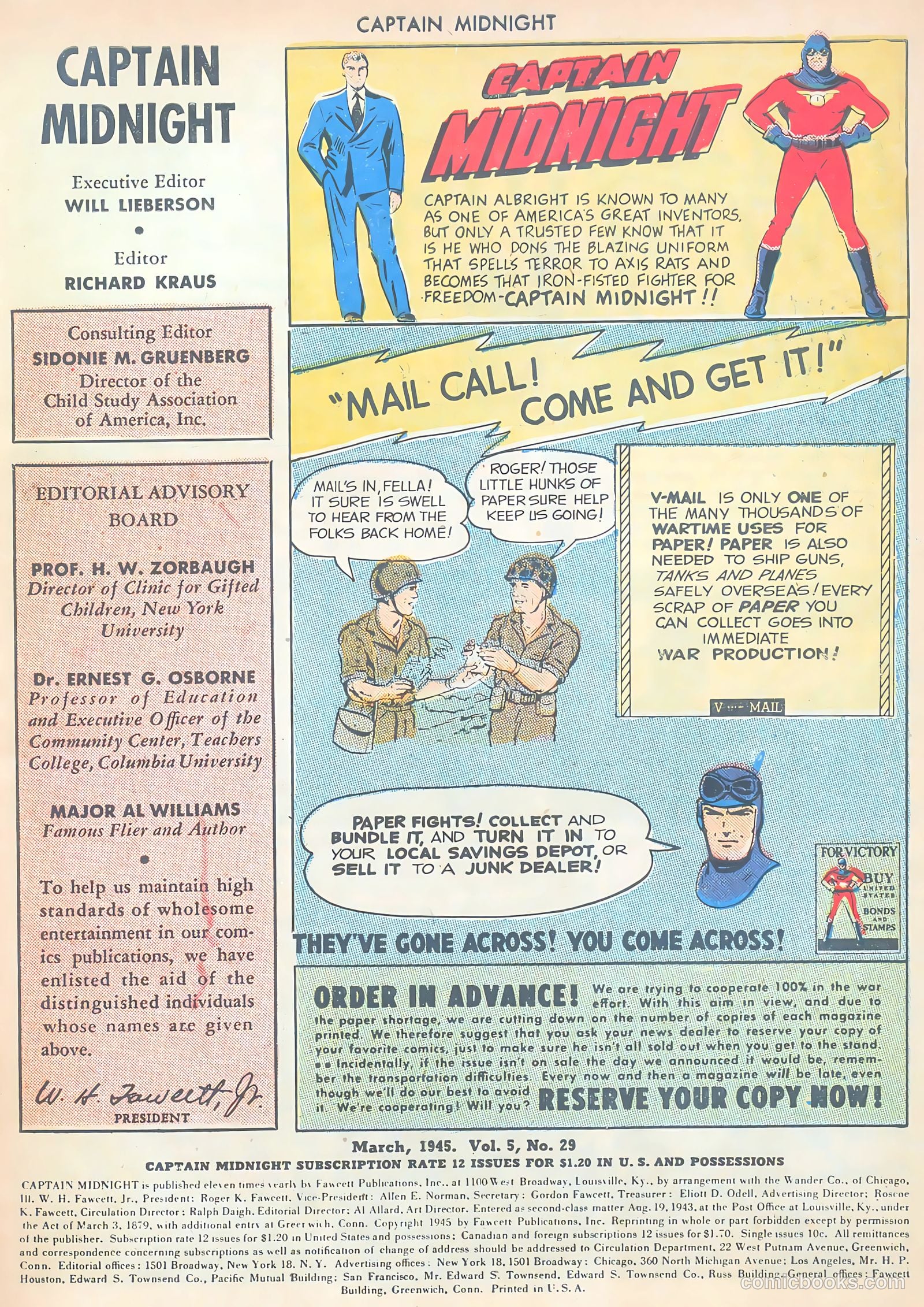 Captain Midnight #29 (1945) — page 3 of 37