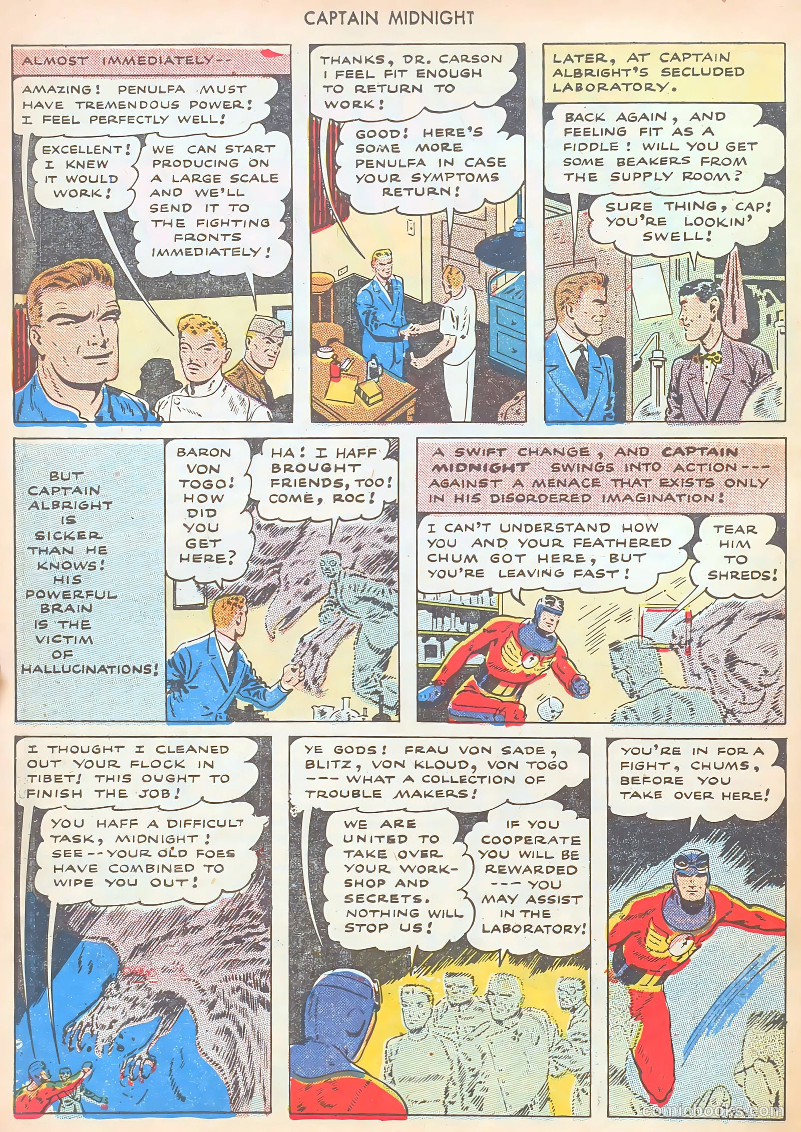 Captain Midnight #29 (1945) — page 26 of 37