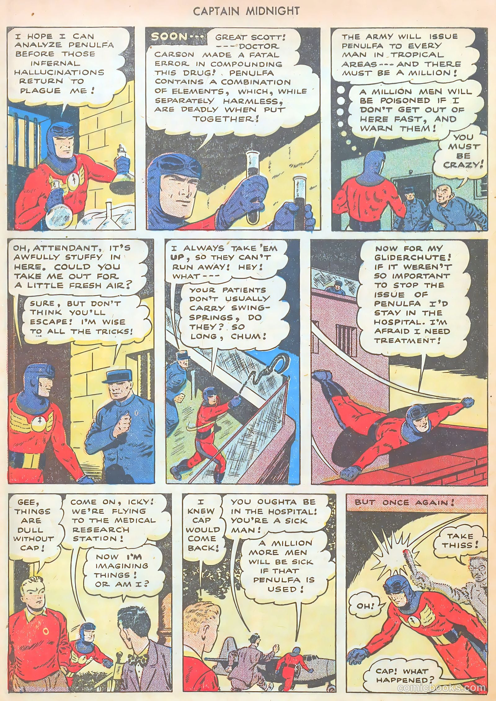 Captain Midnight #29 (1945) — page 28 of 37