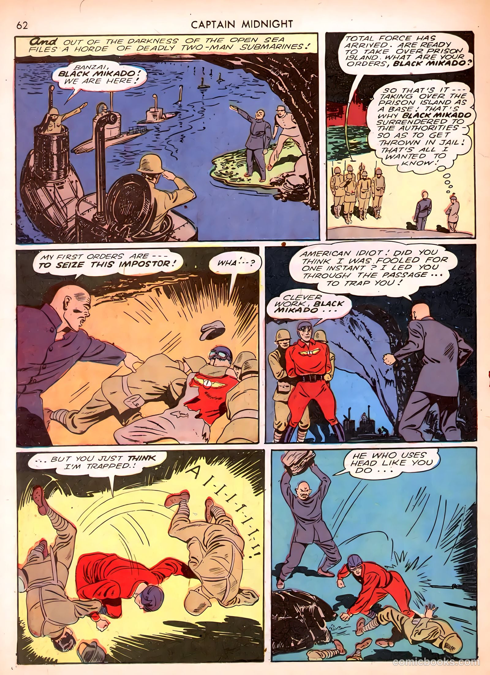 Captain Midnight #3 (1942) — page 62 of 68