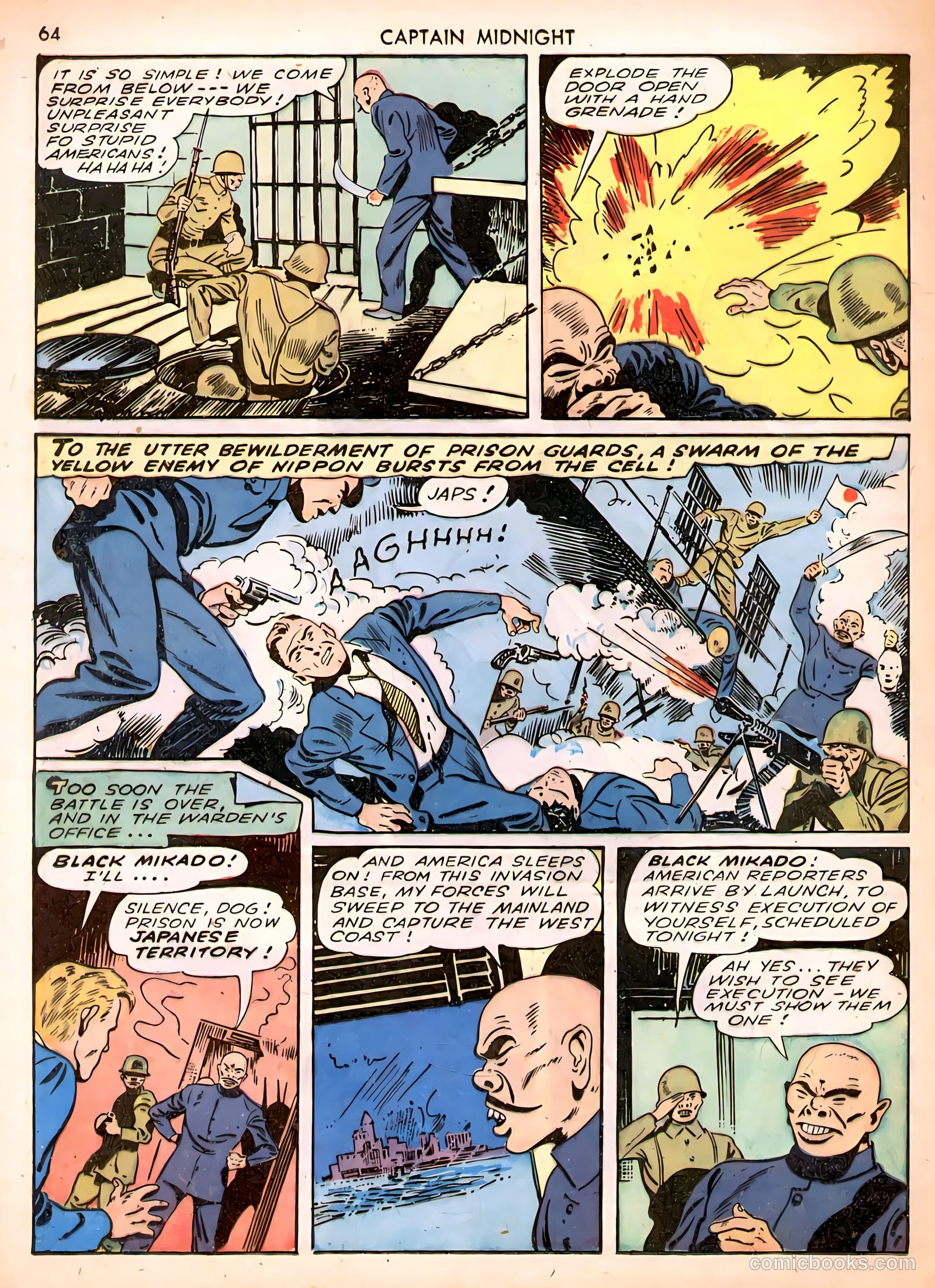 Captain Midnight #3 (1942) — page 64 of 68