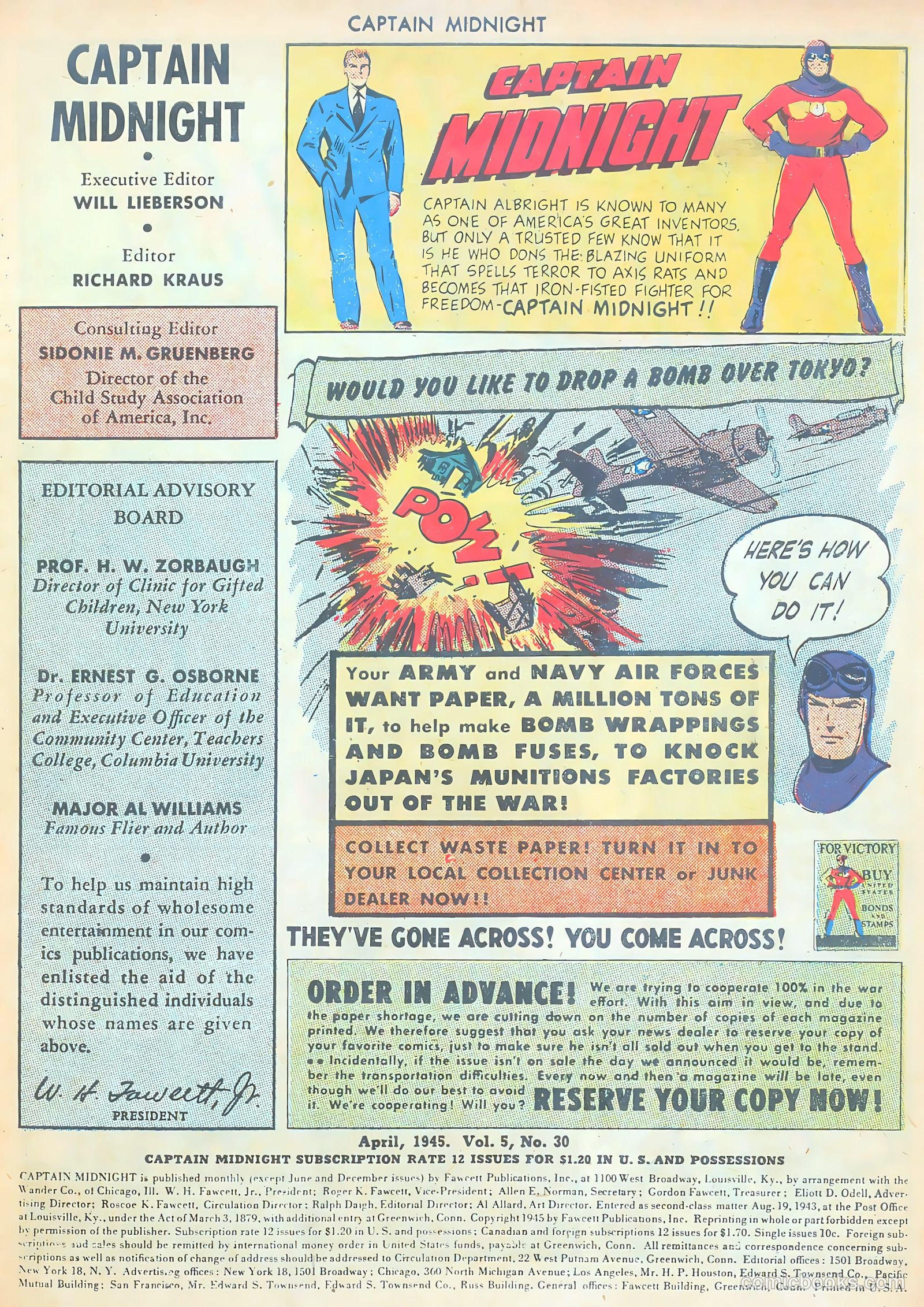 Captain Midnight #30 (1945) — page 3 of 36