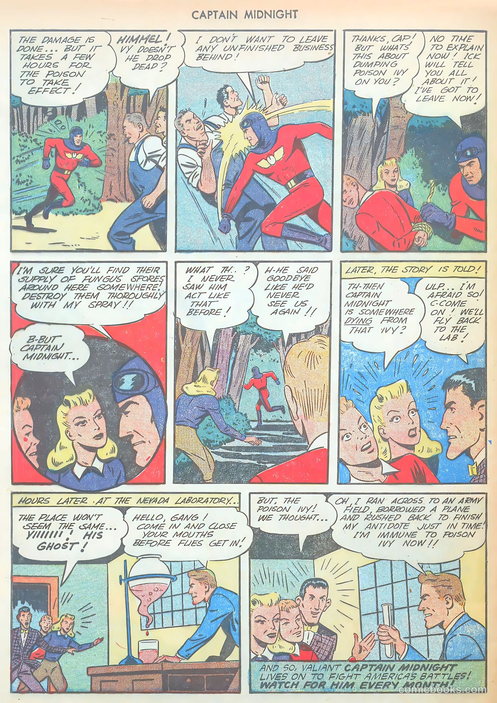 Captain Midnight #30 (1945) — page 32 of 36