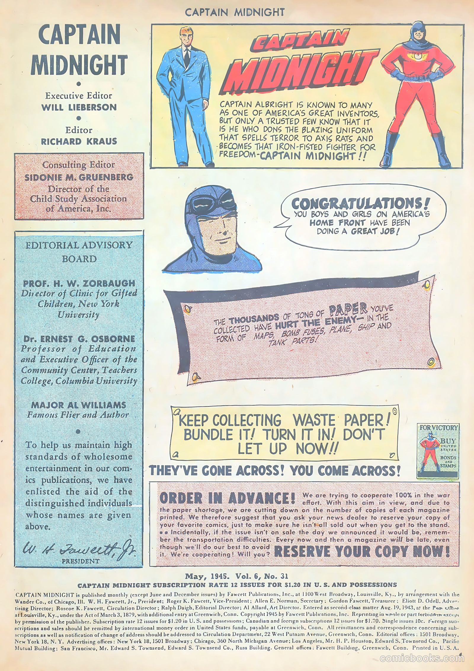 Captain Midnight #31 (1945) — page 3 of 36