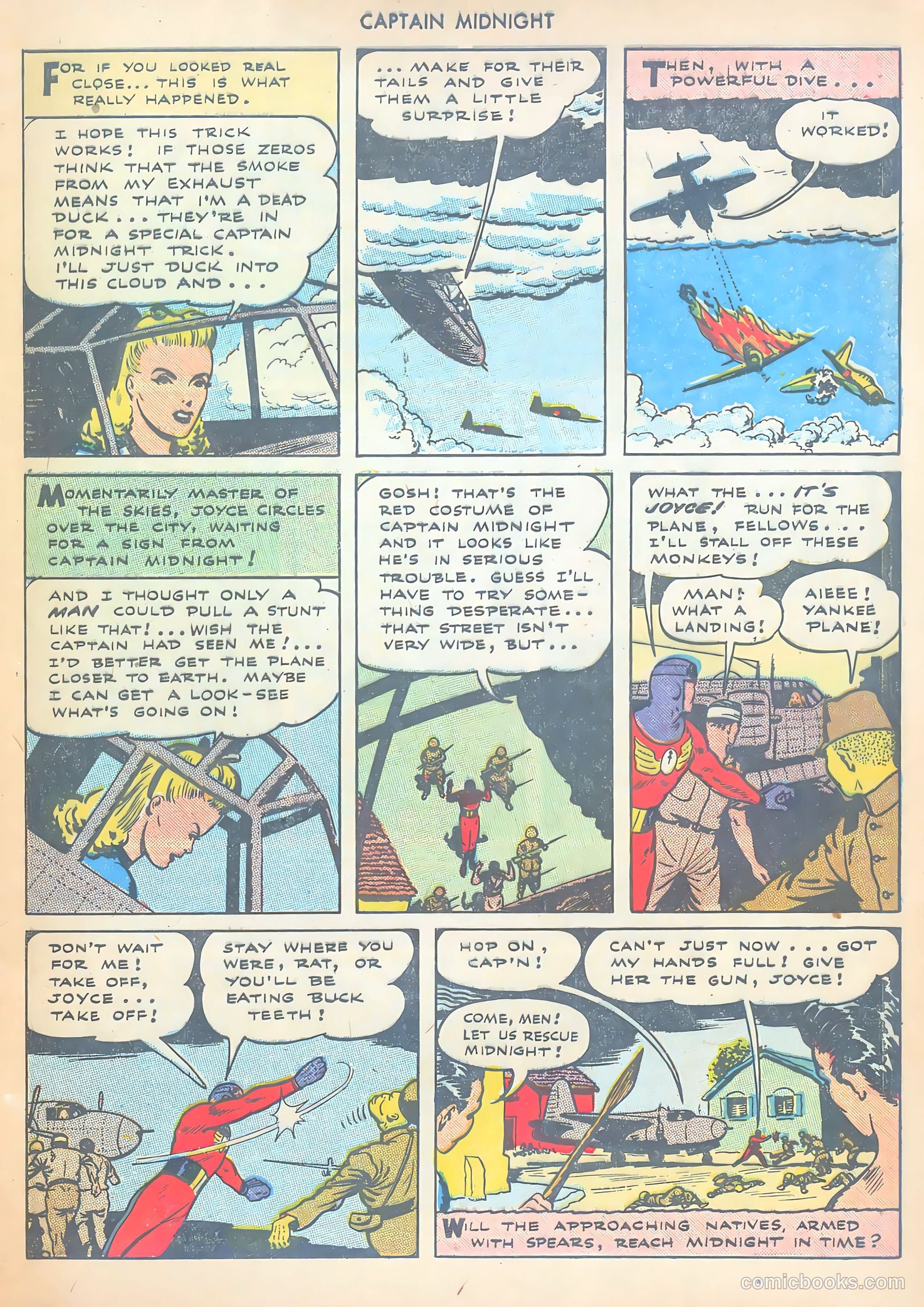 Captain Midnight #31 (1945) — page 9 of 36