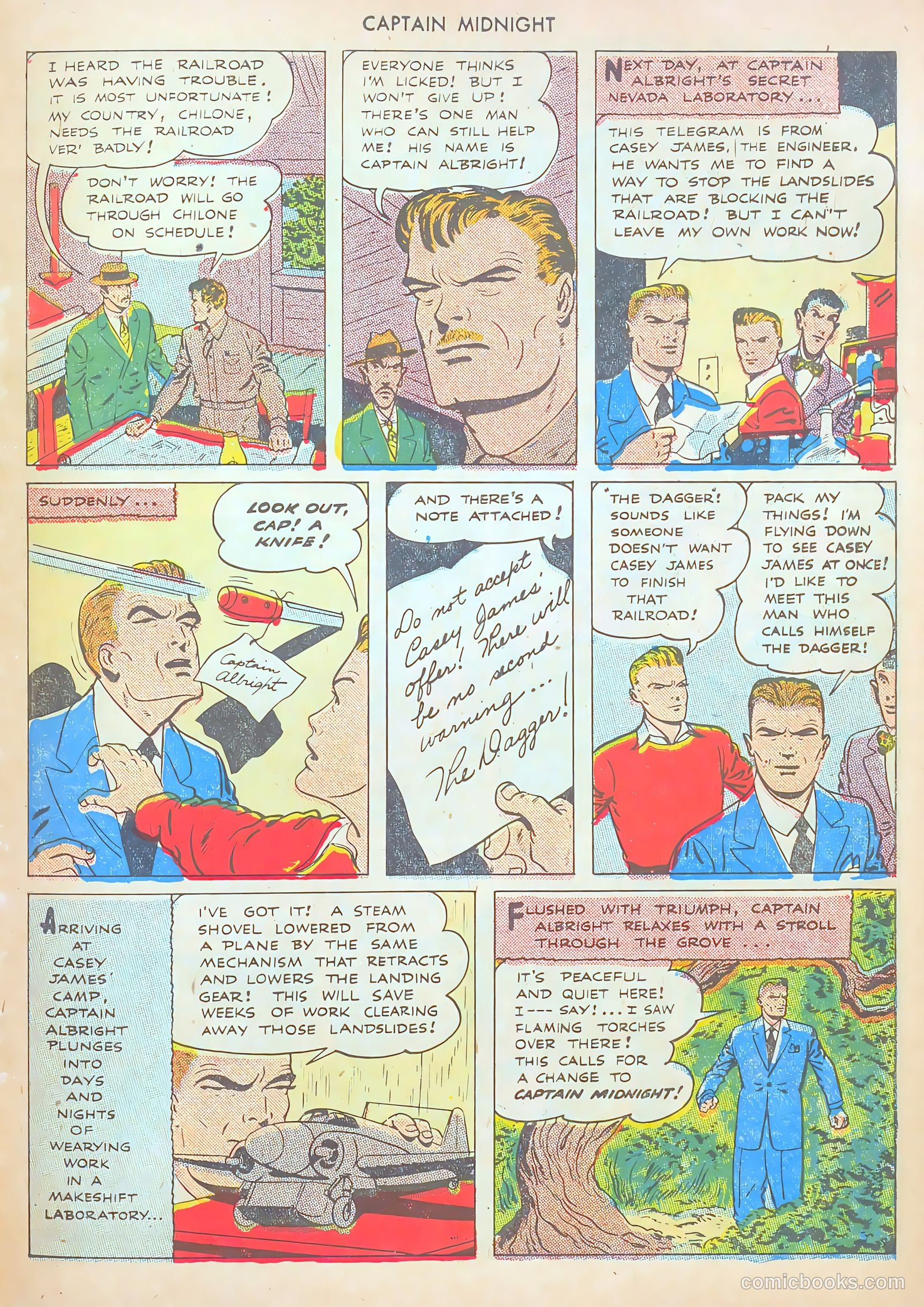 Captain Midnight #31 (1945) — page 27 of 36