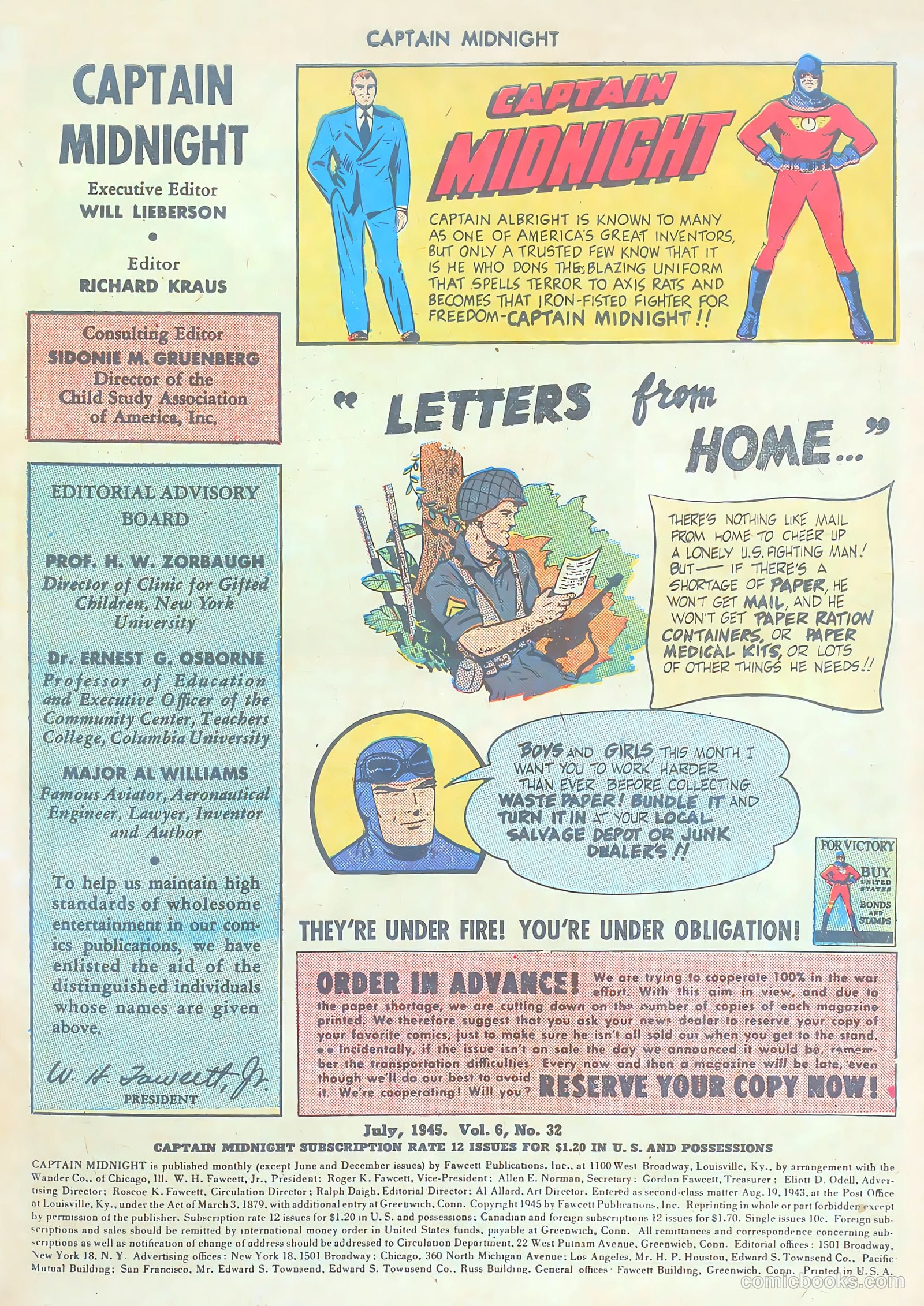 Captain Midnight #32 (1945) — page 3 of 35
