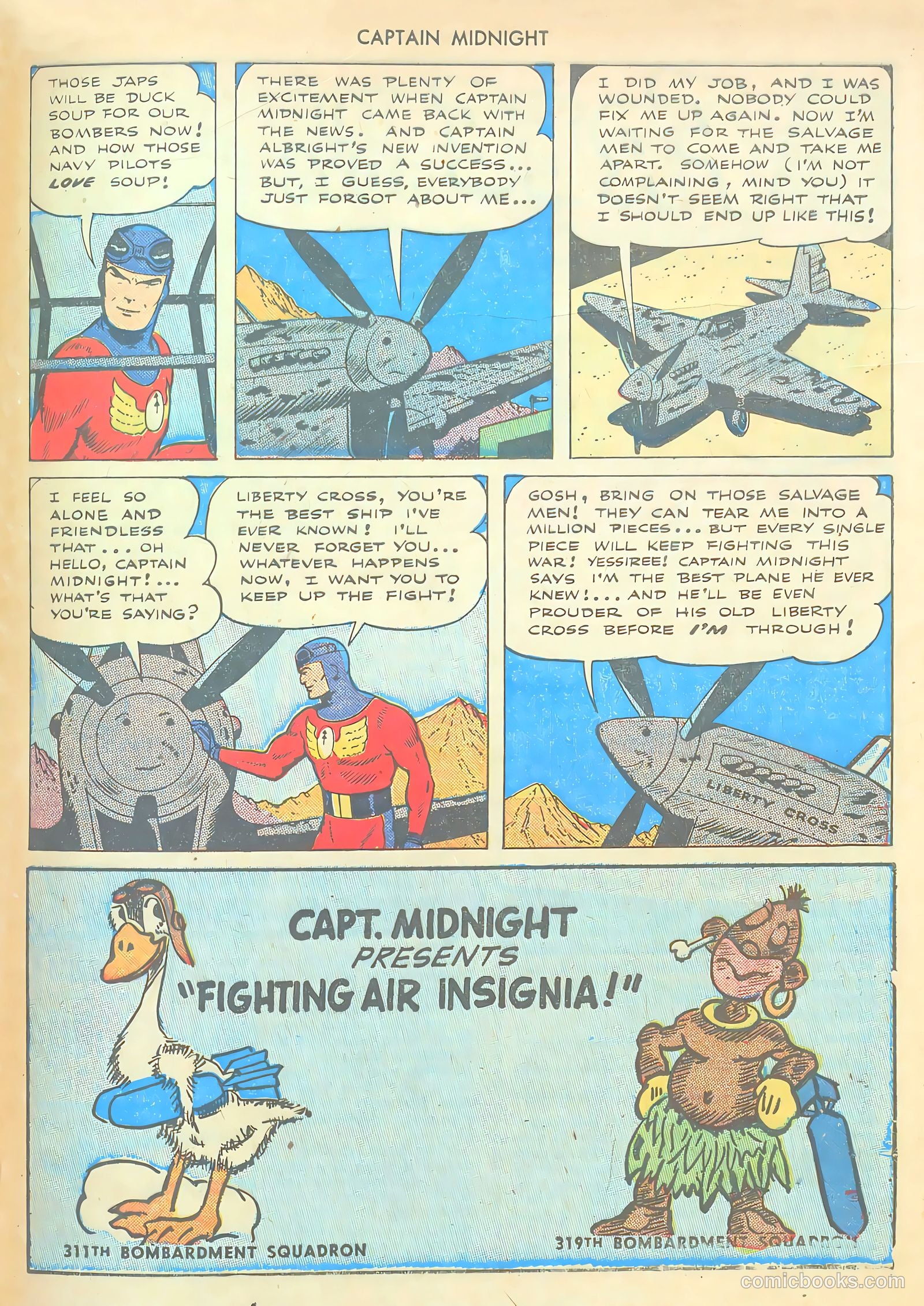Captain Midnight #32 (1945) — page 32 of 35