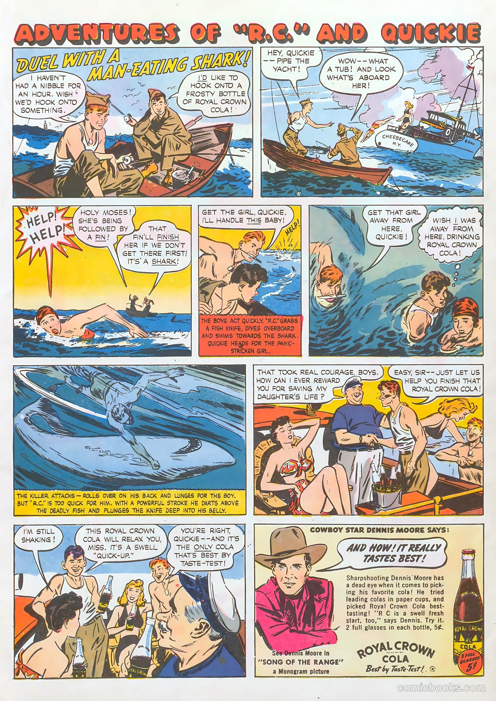 Captain Midnight #32 (1945) — page 35 of 35