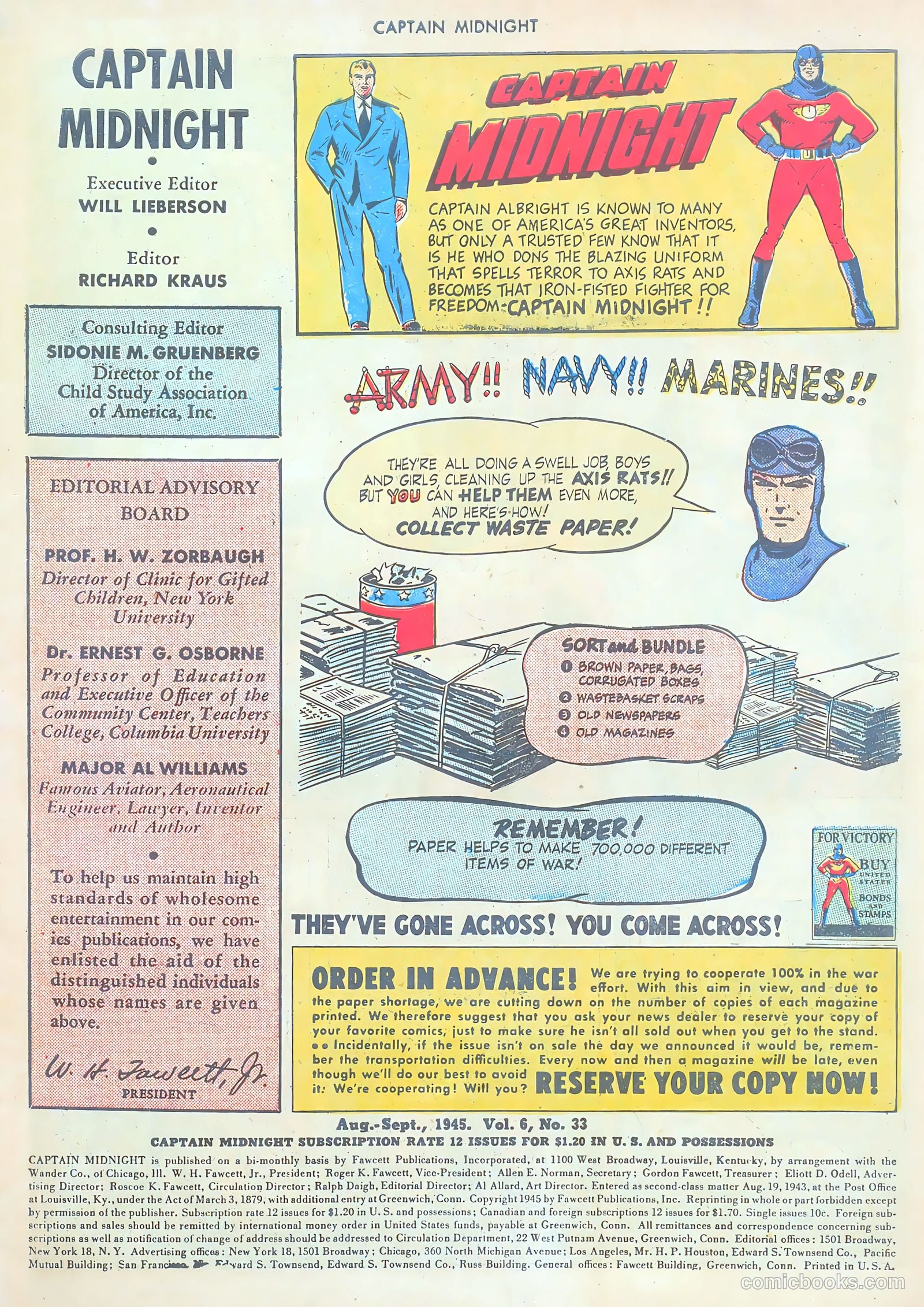 Captain Midnight #33 (1945) — page 3 of 36