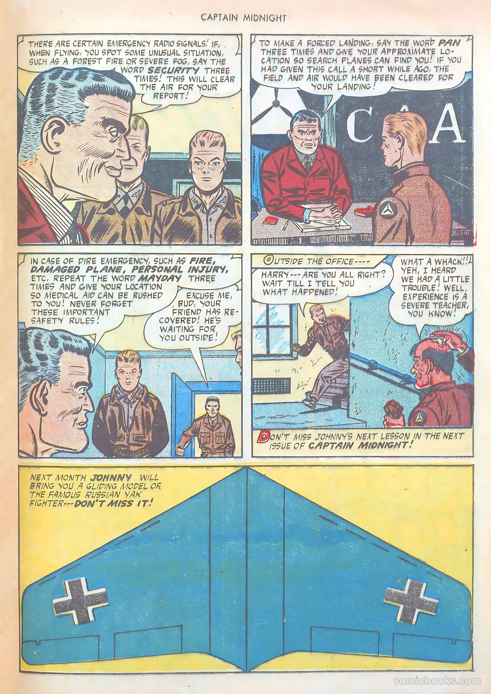 Captain Midnight #33 (1945) — page 25 of 36
