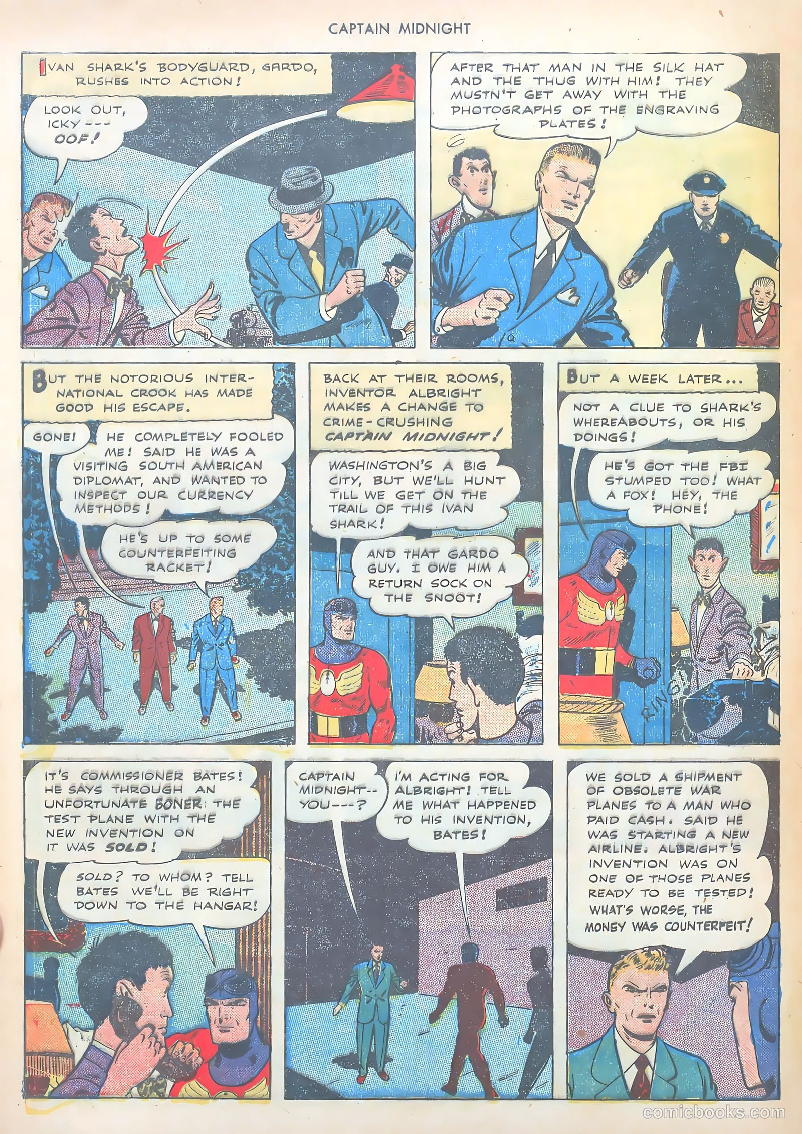 Captain Midnight #33 (1945) — page 28 of 36