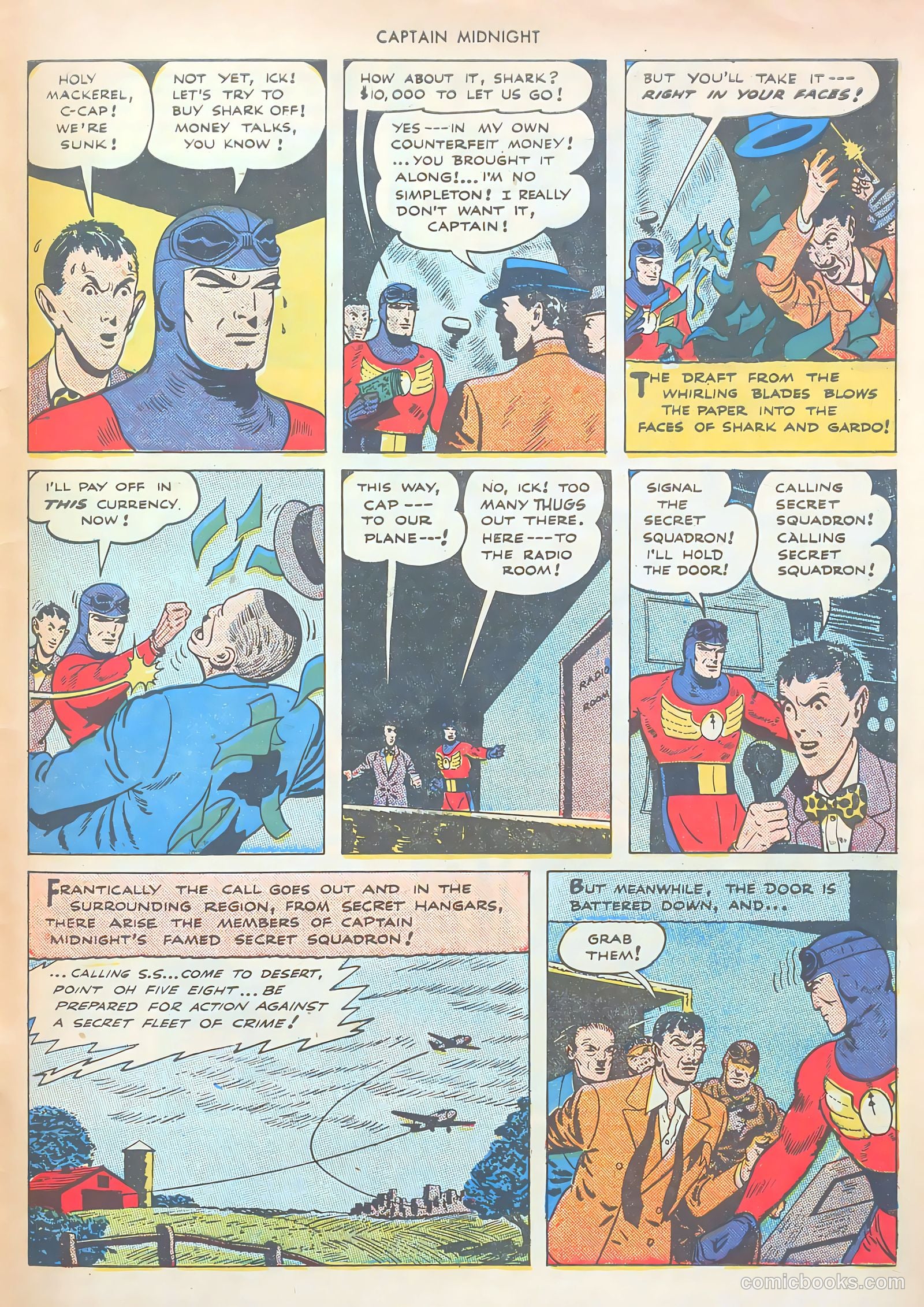 Captain Midnight #33 (1945) — page 31 of 36