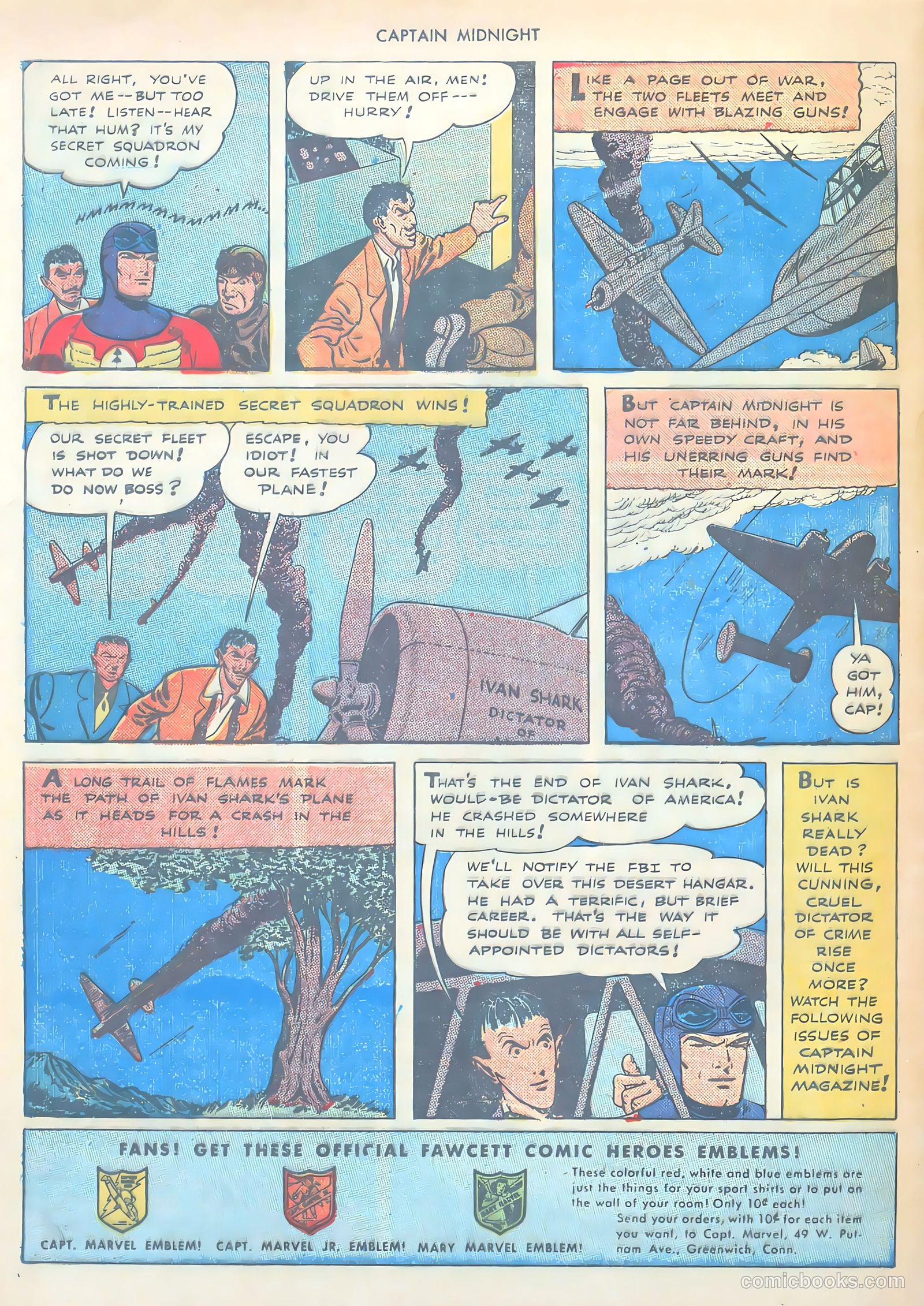 Captain Midnight #33 (1945) — page 32 of 36