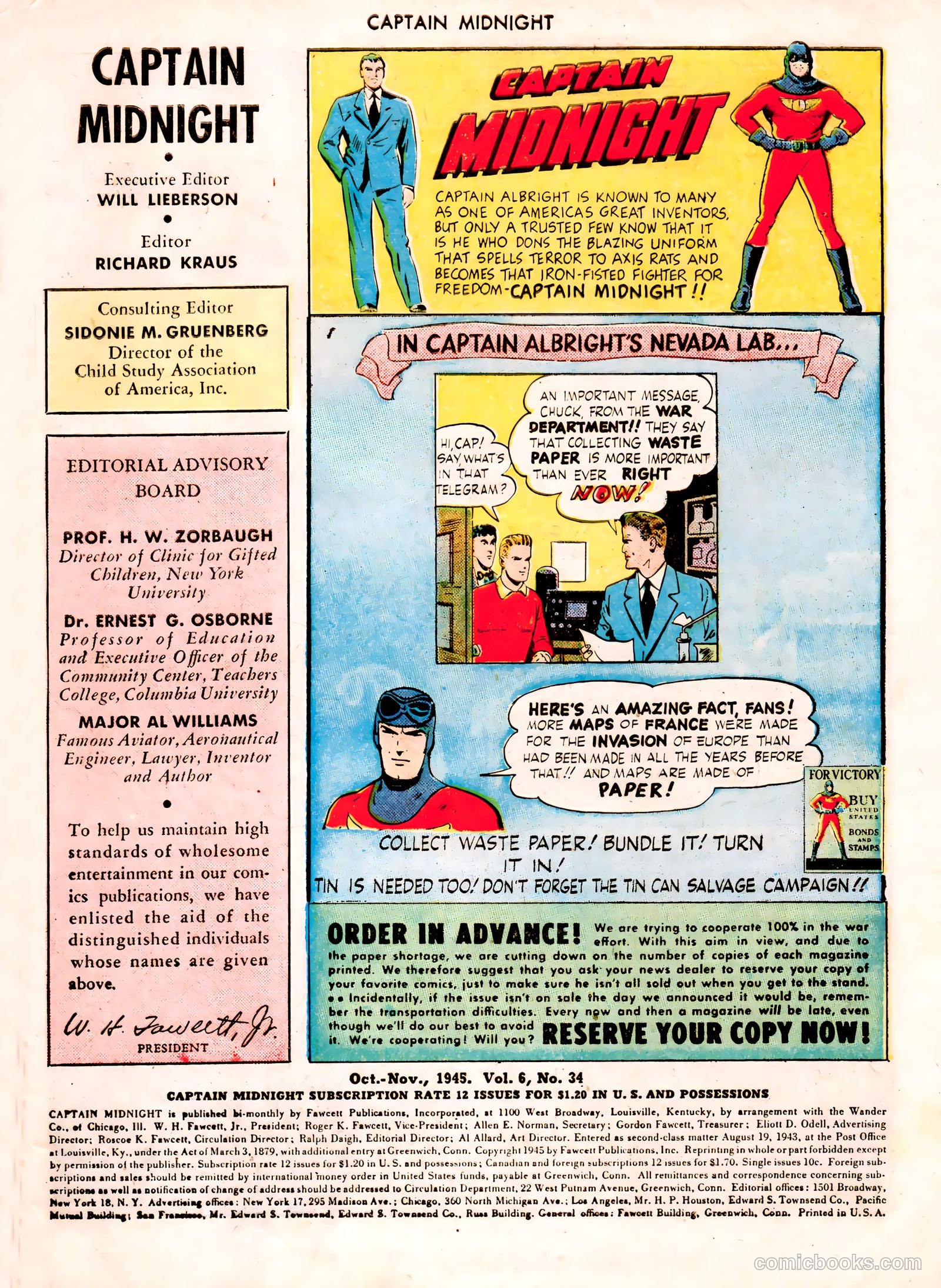 Captain Midnight #34 (1945) — page 3 of 37