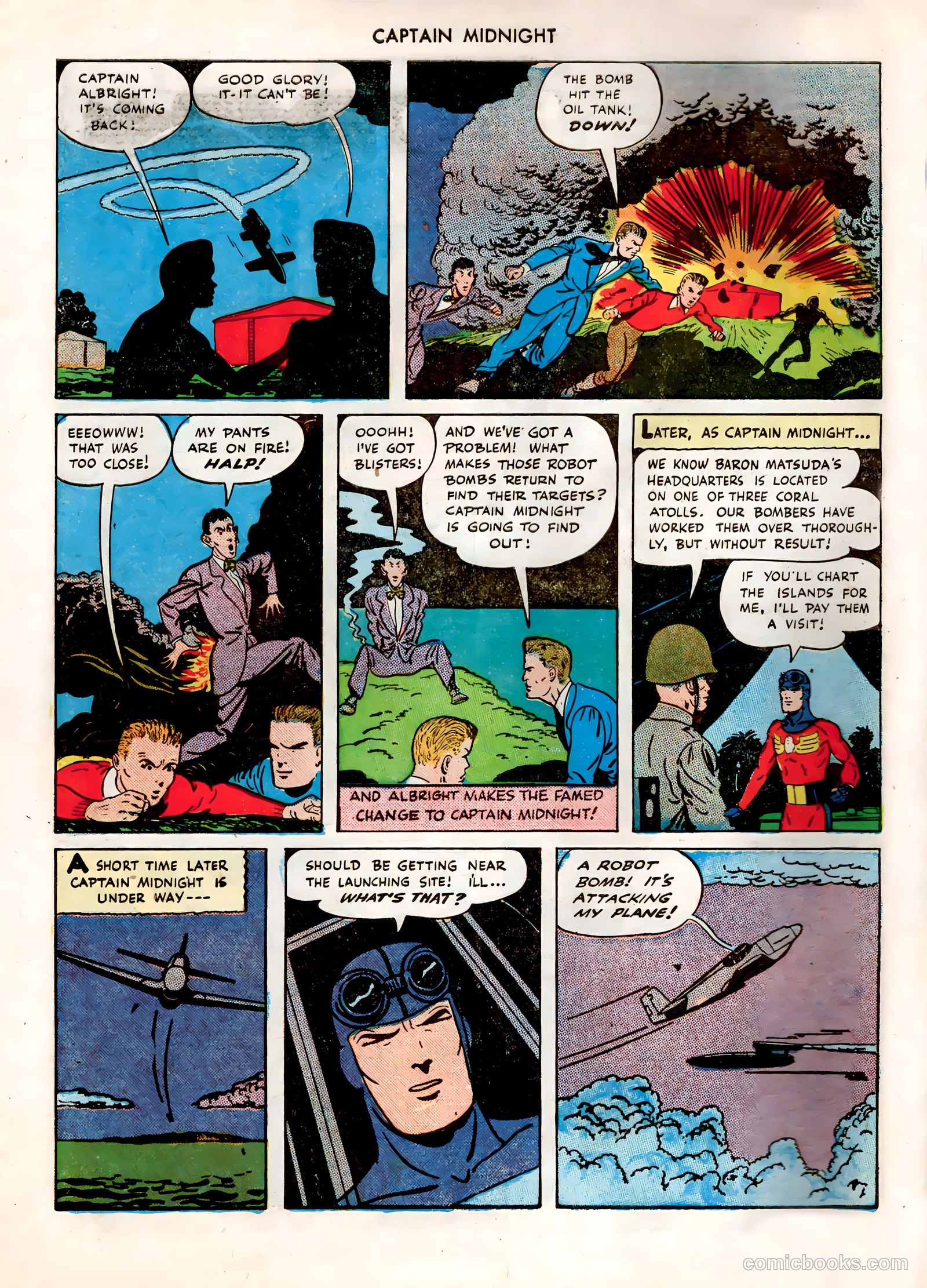 Captain Midnight #34 (1945) — page 6 of 37