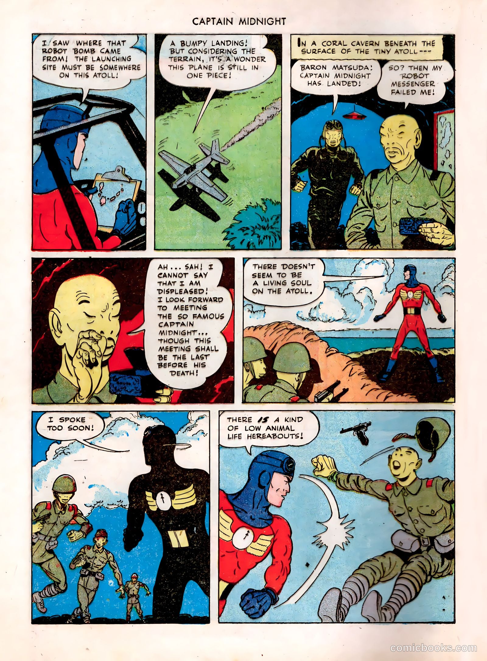 Captain Midnight #34 (1945) — page 8 of 37