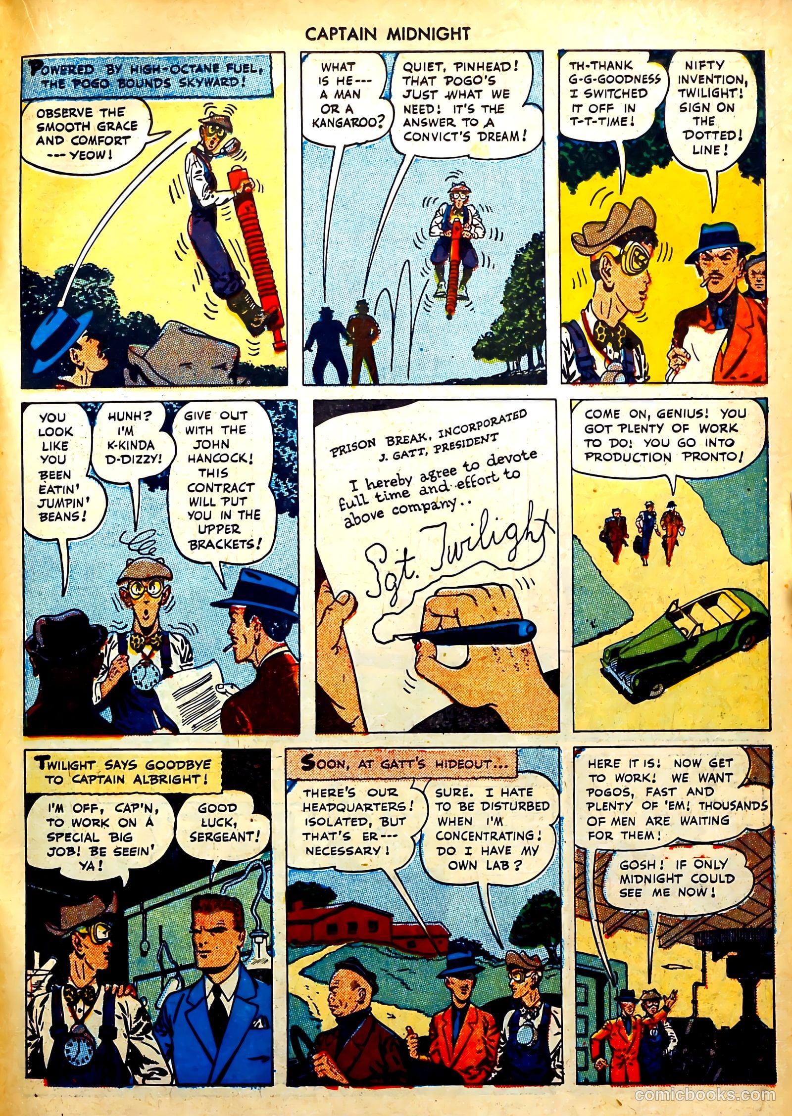 Captain Midnight #35 (1945) — page 16 of 37