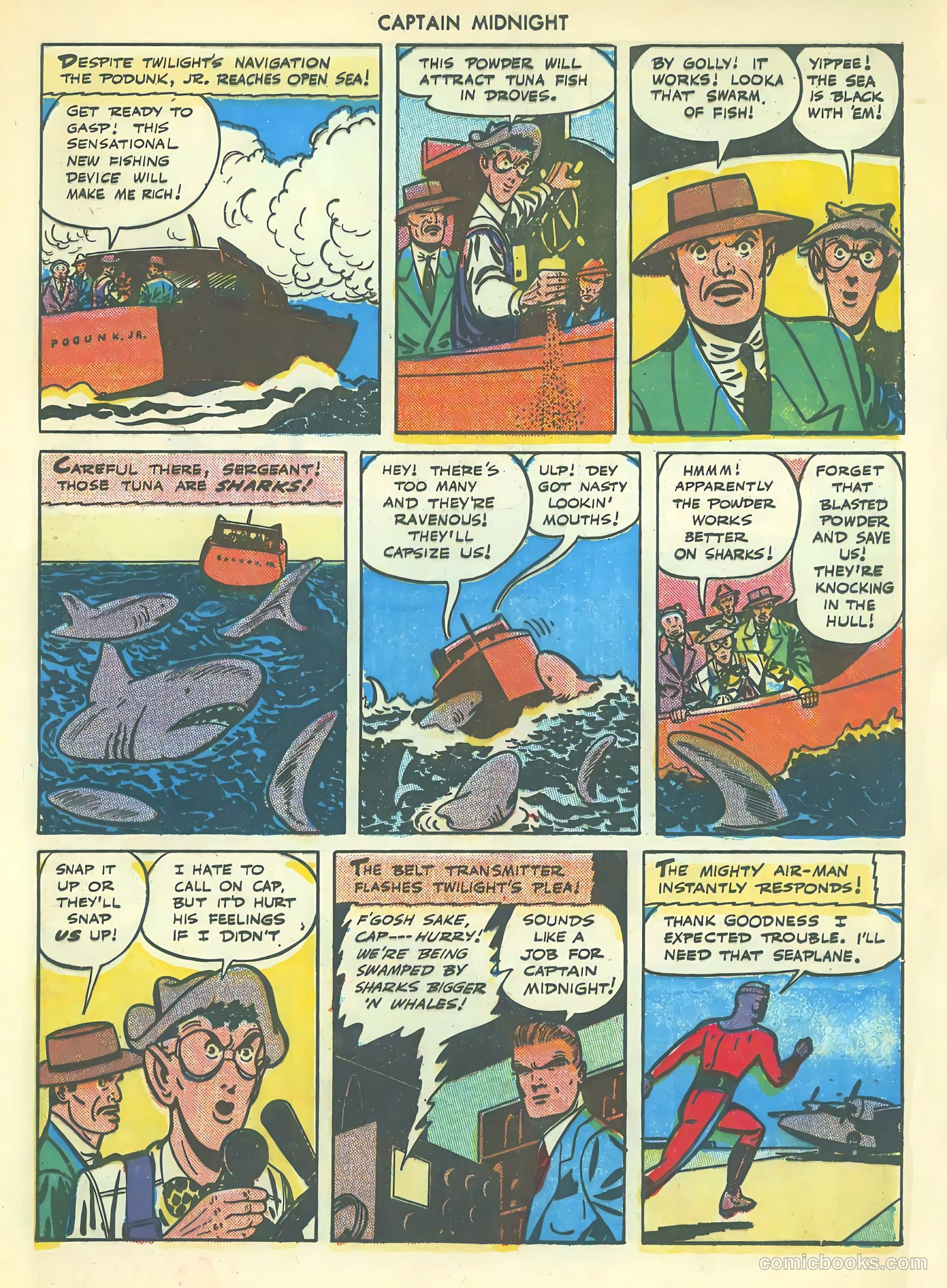 Captain Midnight #36 (1946) — page 17 of 37