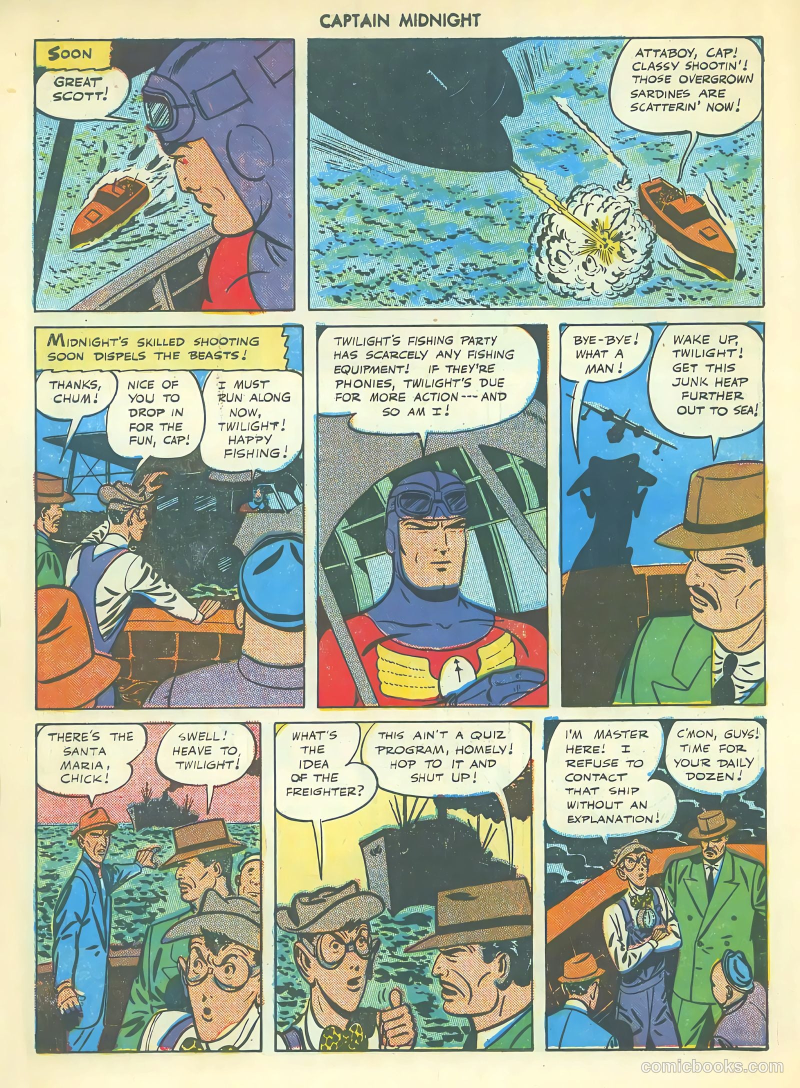 Captain Midnight #36 (1946) — page 18 of 37