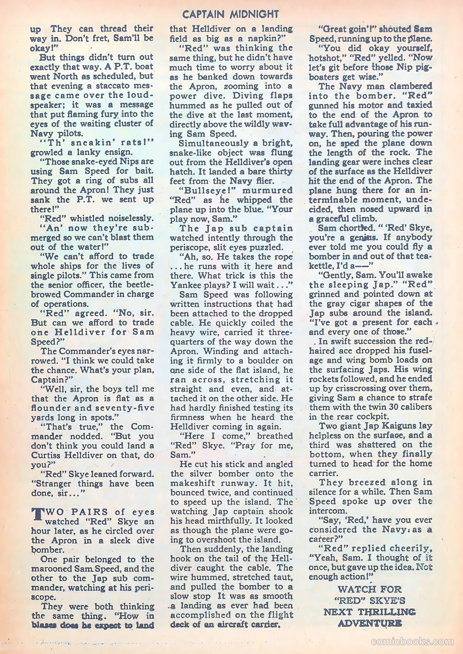 Captain Midnight #39 (1946) — page 37 of 52