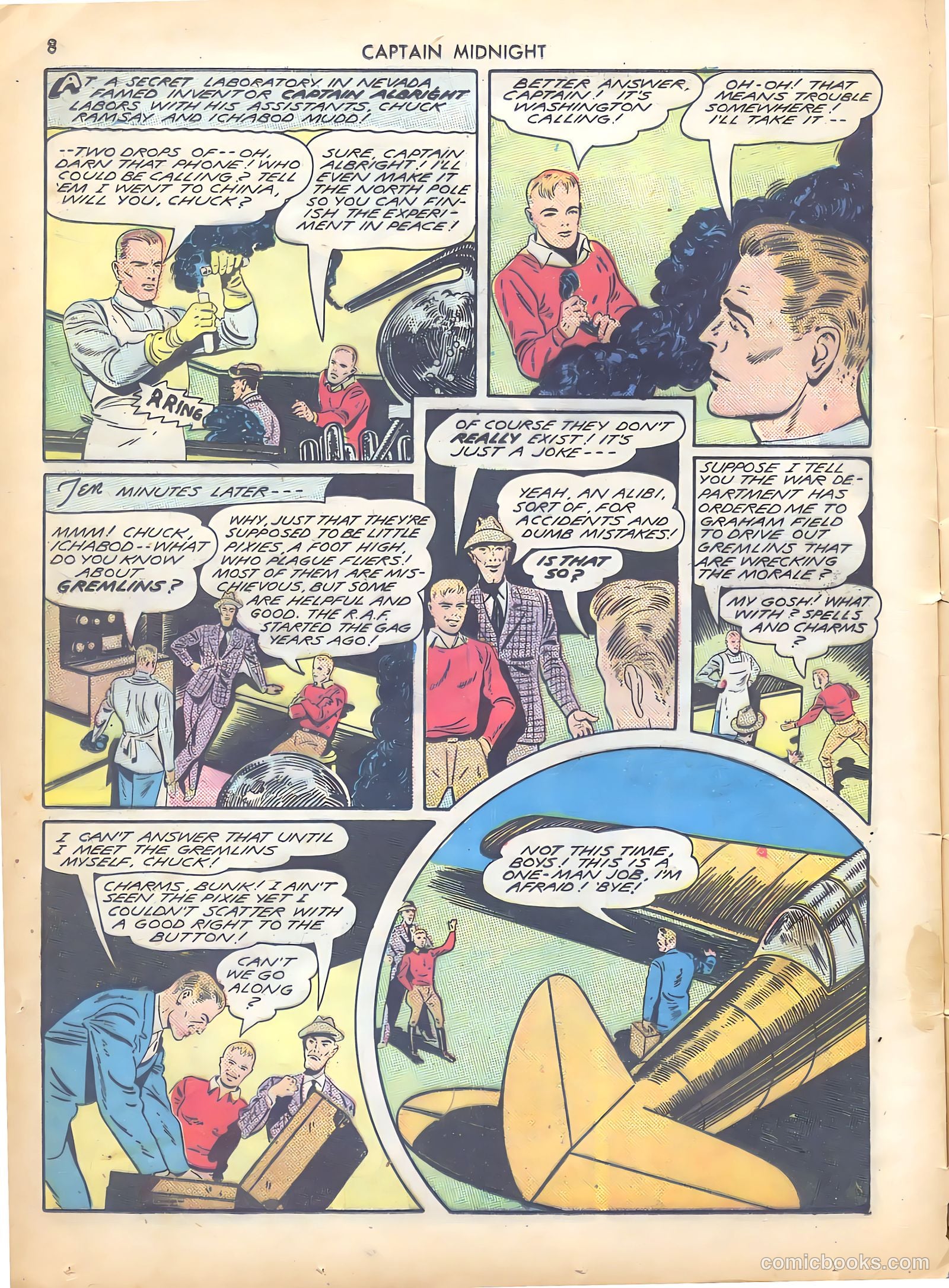 Captain Midnight #4 (1942) — page 9 of 69