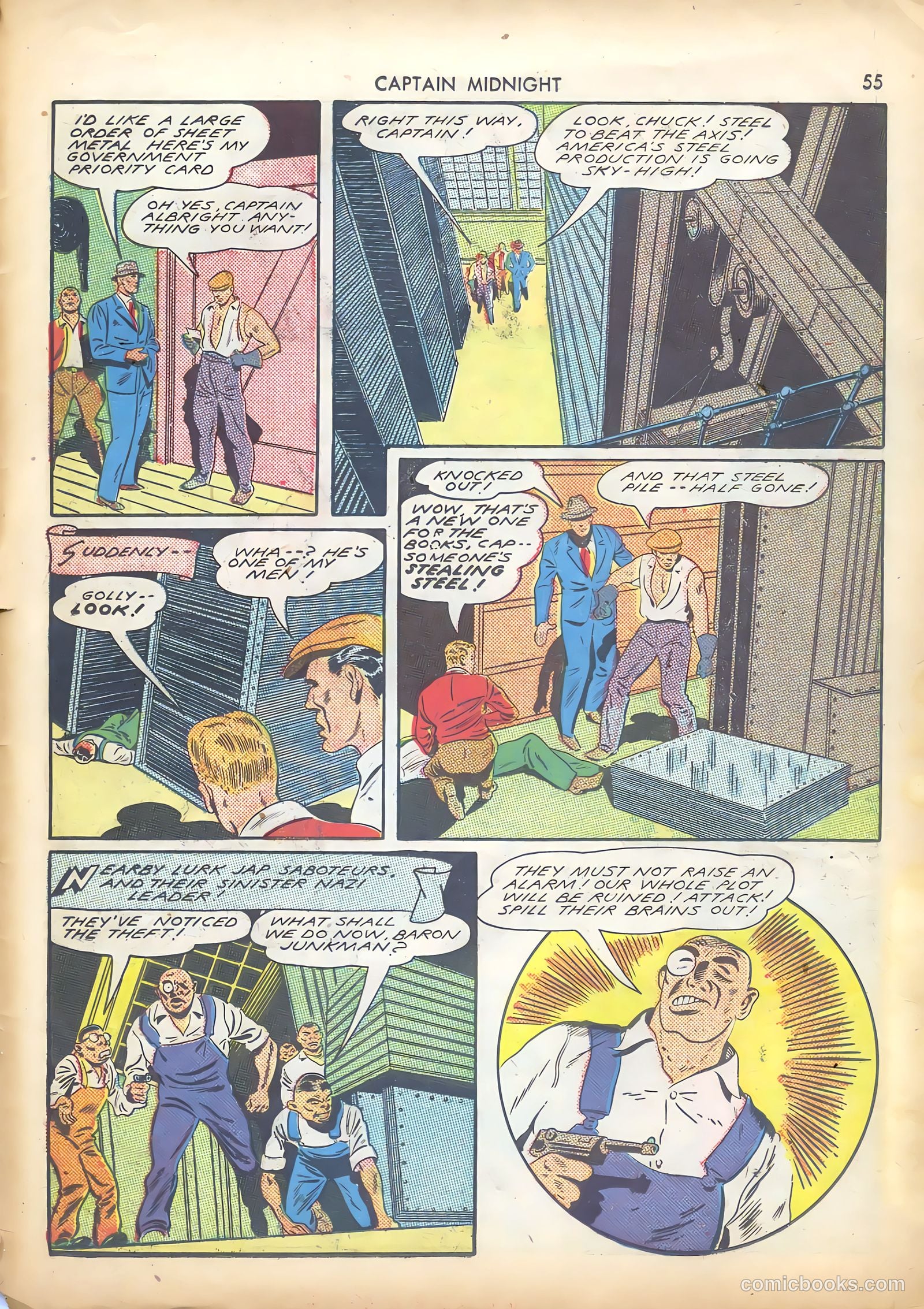 Captain Midnight #4 (1942) — page 56 of 69