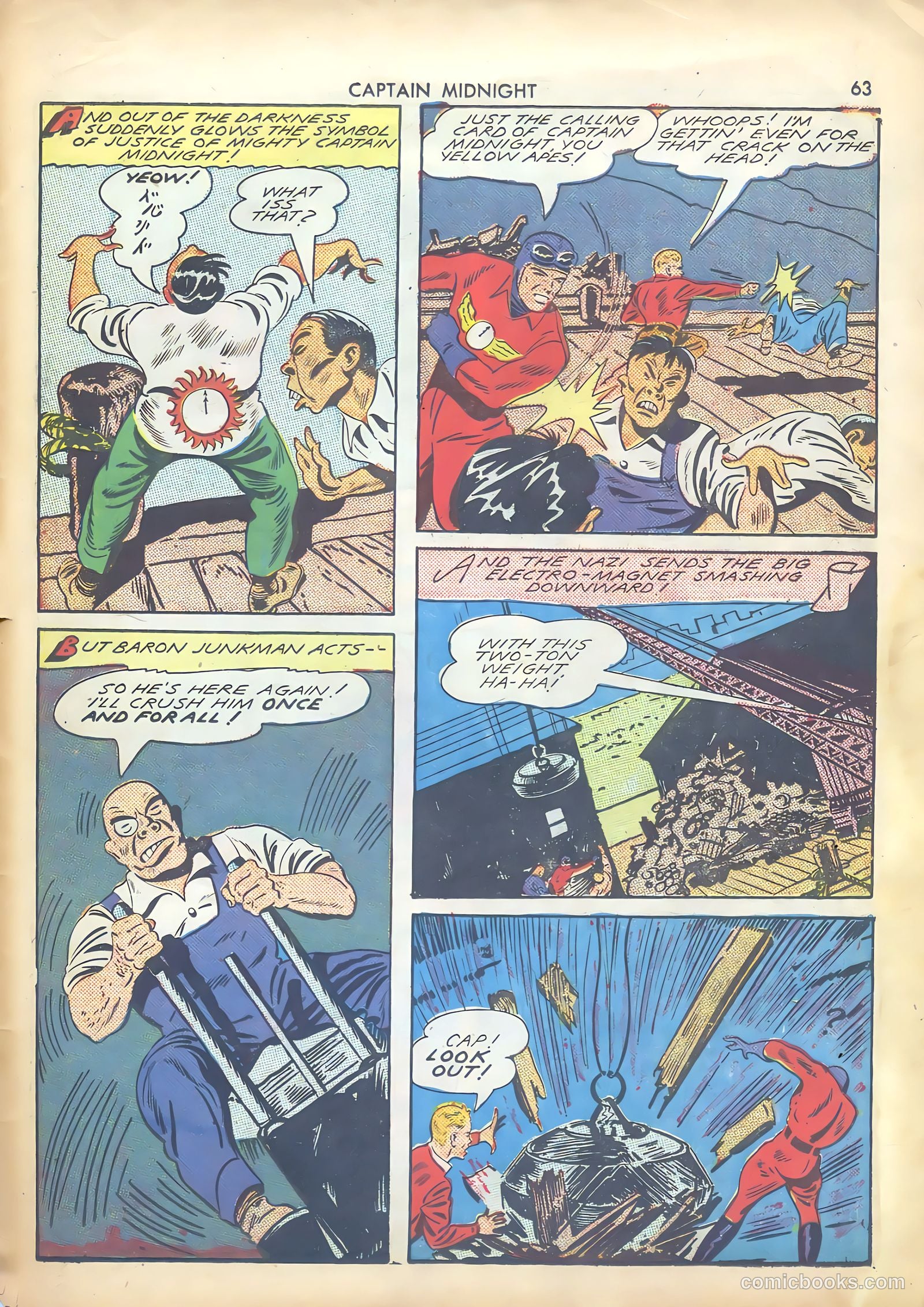 Captain Midnight #4 (1942) — page 64 of 69