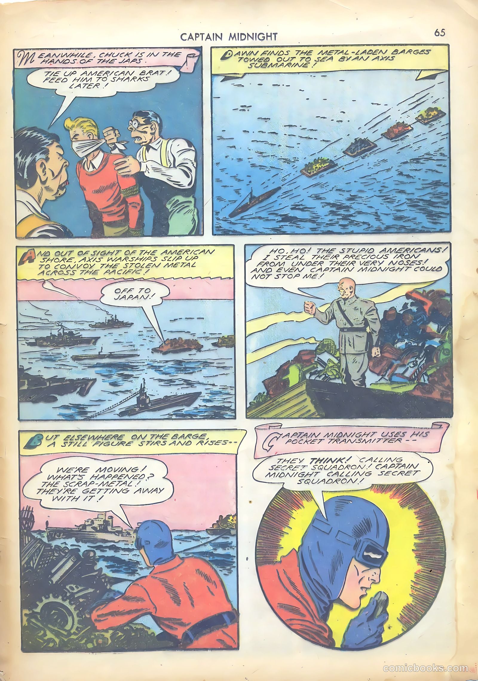 Captain Midnight #4 (1942) — page 66 of 69